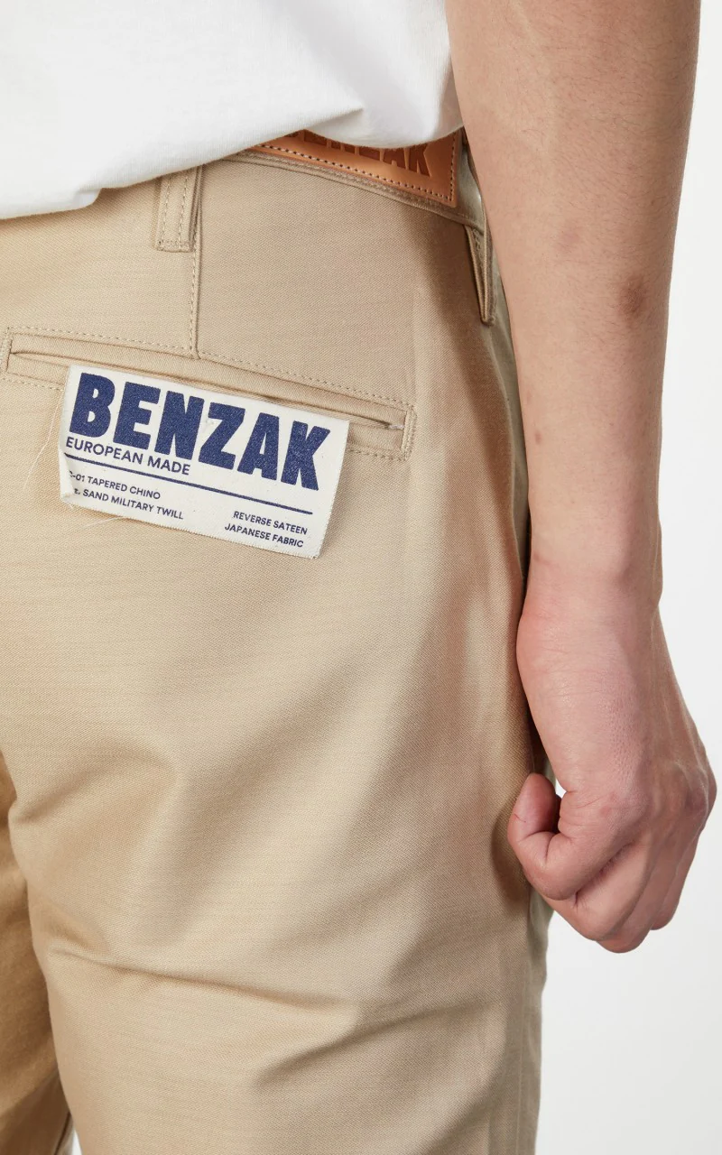 Benzak BC-01 Tapered Chino Military Twill Sand - Image 7