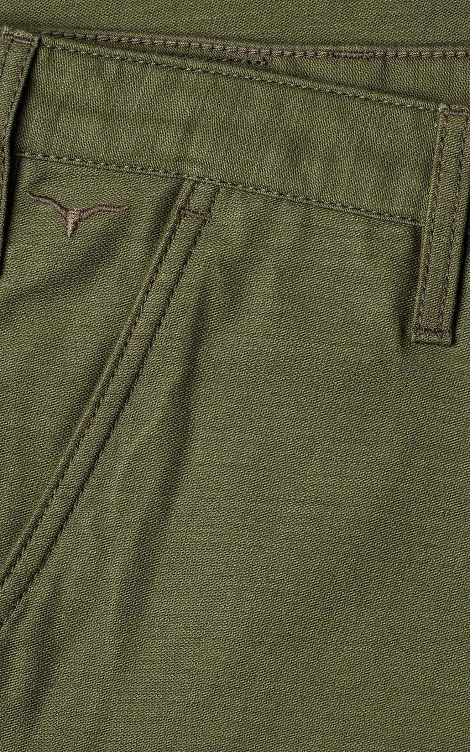 Benzak BC-03 Straight Chino Military Twill Olive Drab - Image 14