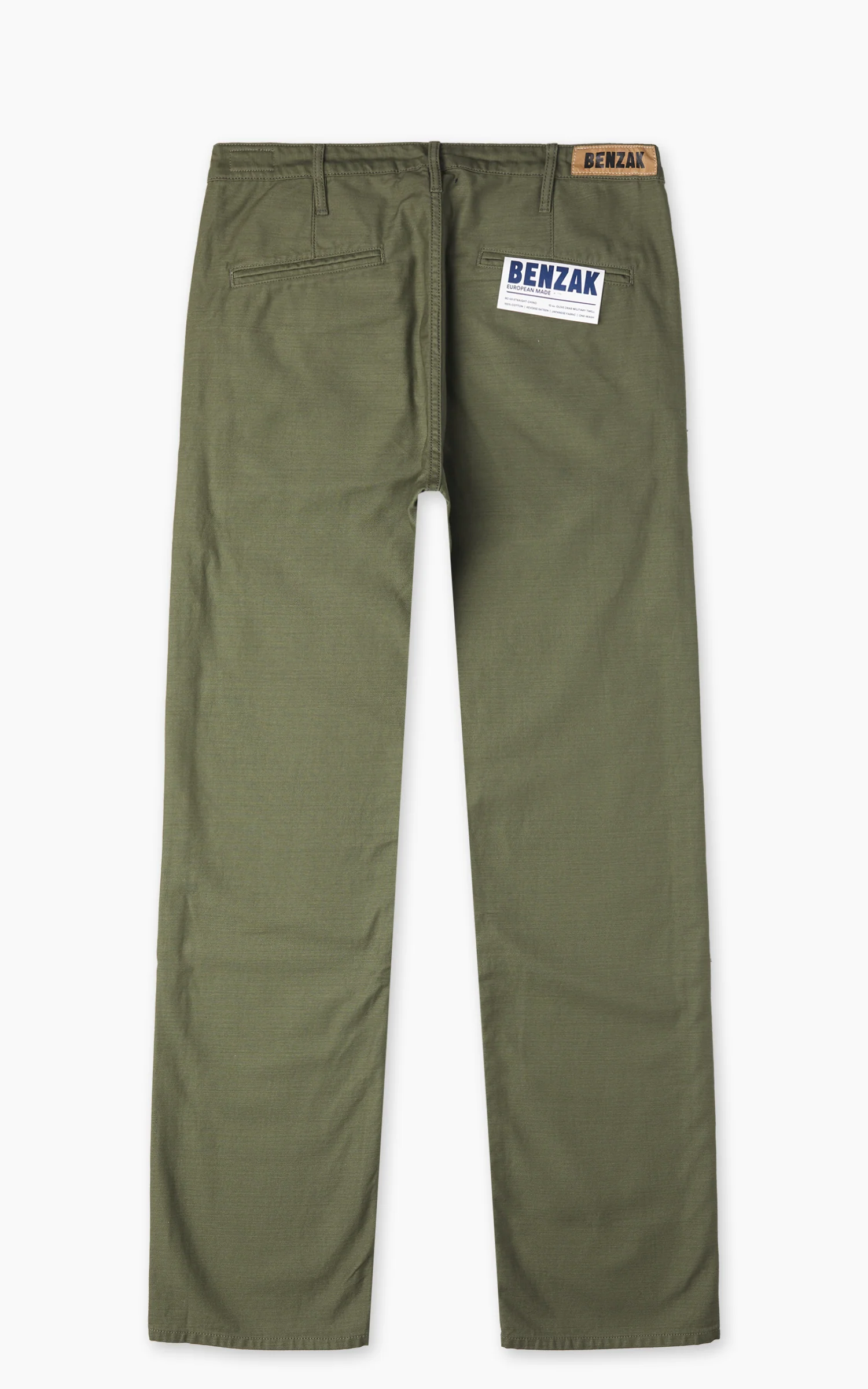 Benzak BC-03 Straight Chino Military Twill Olive Drab - Image 3