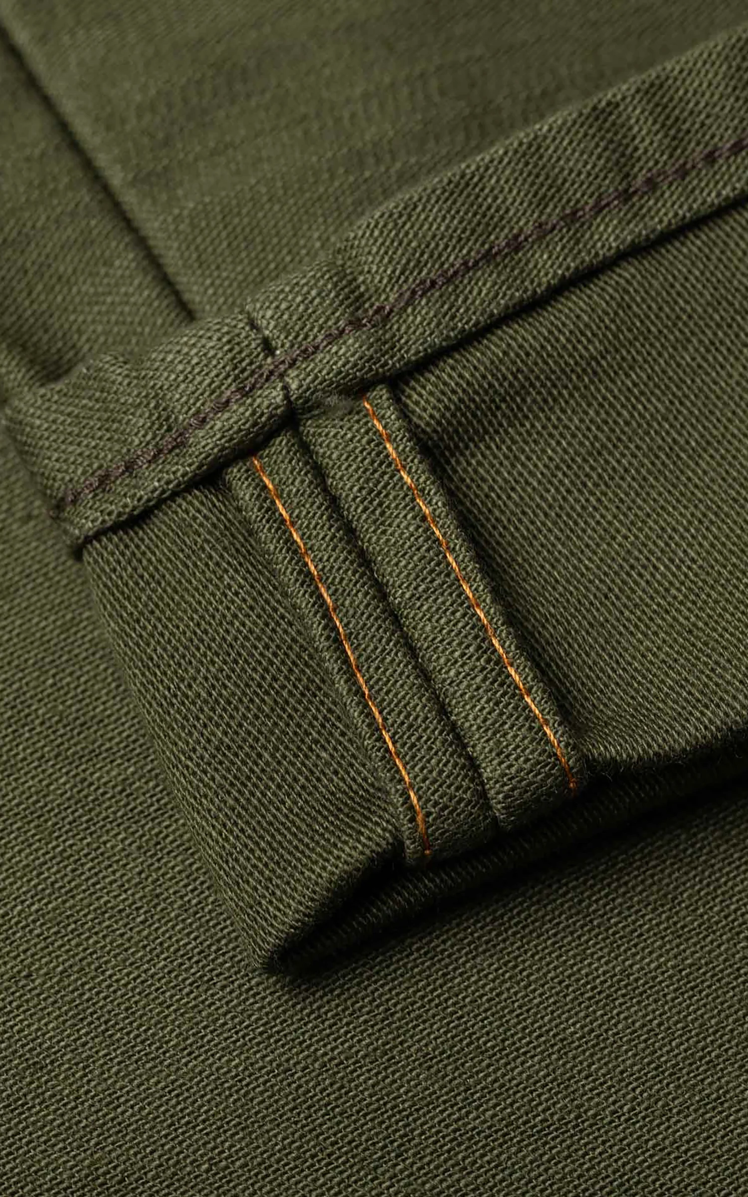 Benzak BC-03 Straight Chino Military Twill Olive Drab - Image 8
