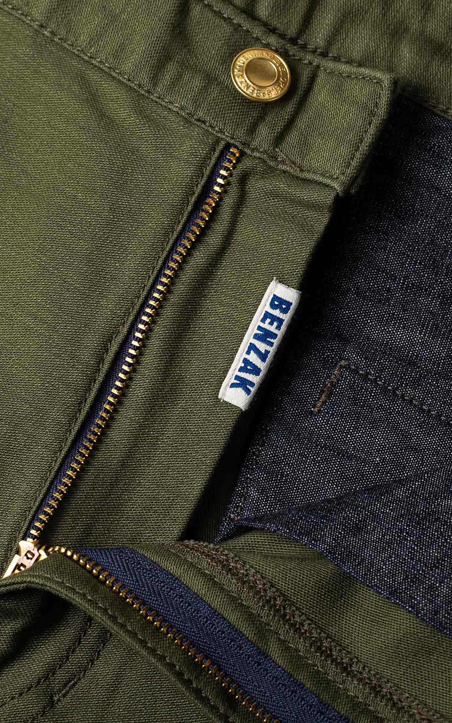 Benzak BC-03 Straight Chino Military Twill Olive Drab - Image 9