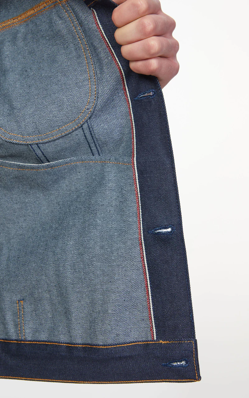 Benzak BDJ-05 Trucker Jacket Eco Selvedge Indigo 13oz - Image 10