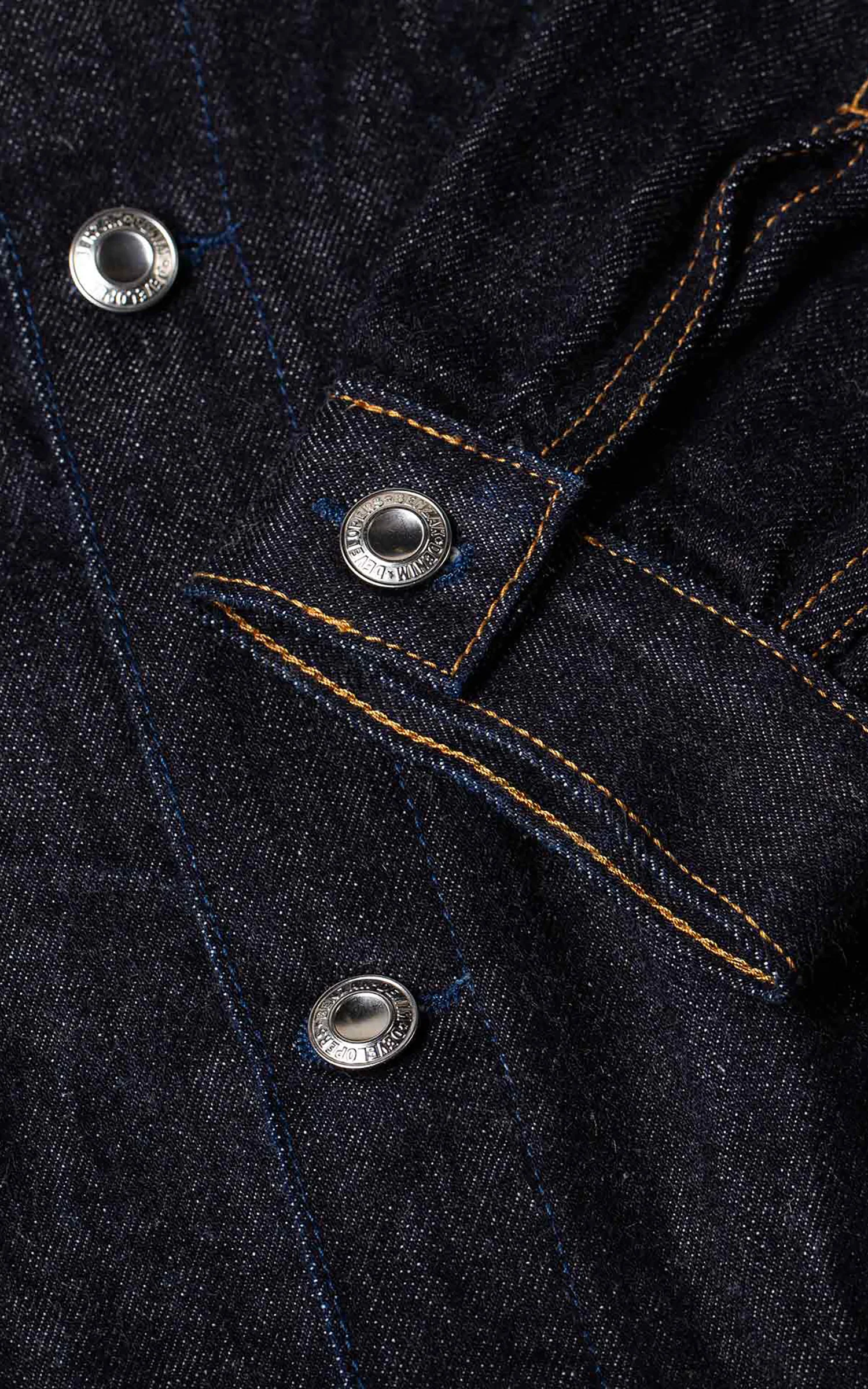 Benzak BDJ-05 Trucker Jacket Forties Era Selvedge Indigo 14oz - Image 13