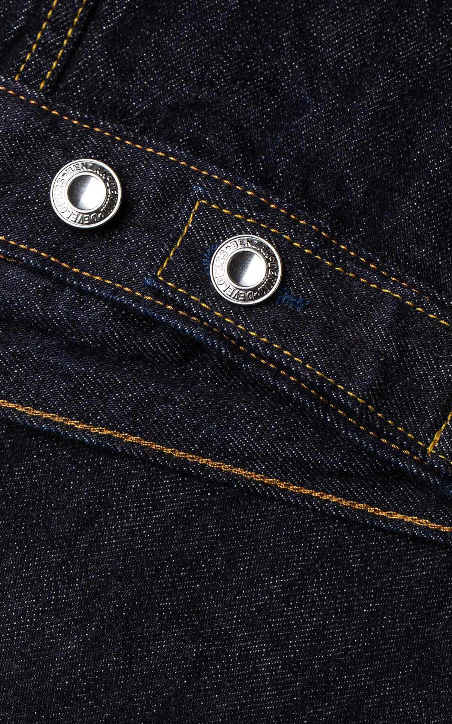 Benzak BDJ-05 Trucker Jacket Forties Era Selvedge Indigo 14oz - Image 14