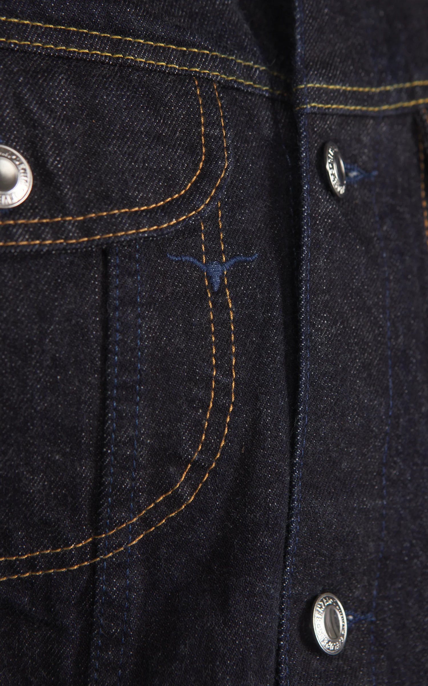 Benzak BDJ-05 Trucker Jacket Forties Era Selvedge Indigo 14oz - Image 16