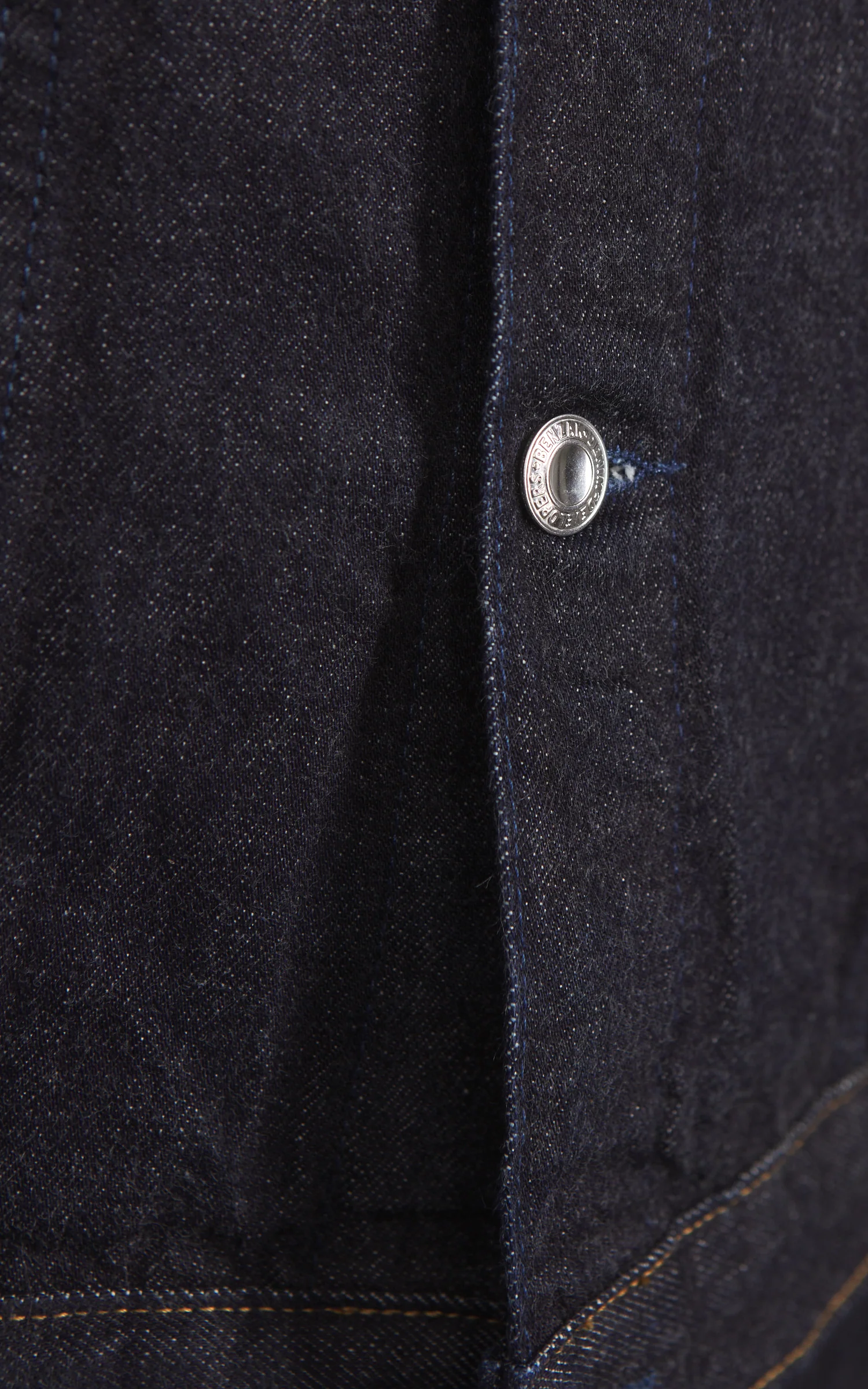 Benzak BDJ-05 Trucker Jacket Forties Era Selvedge Indigo 14oz - Image 17