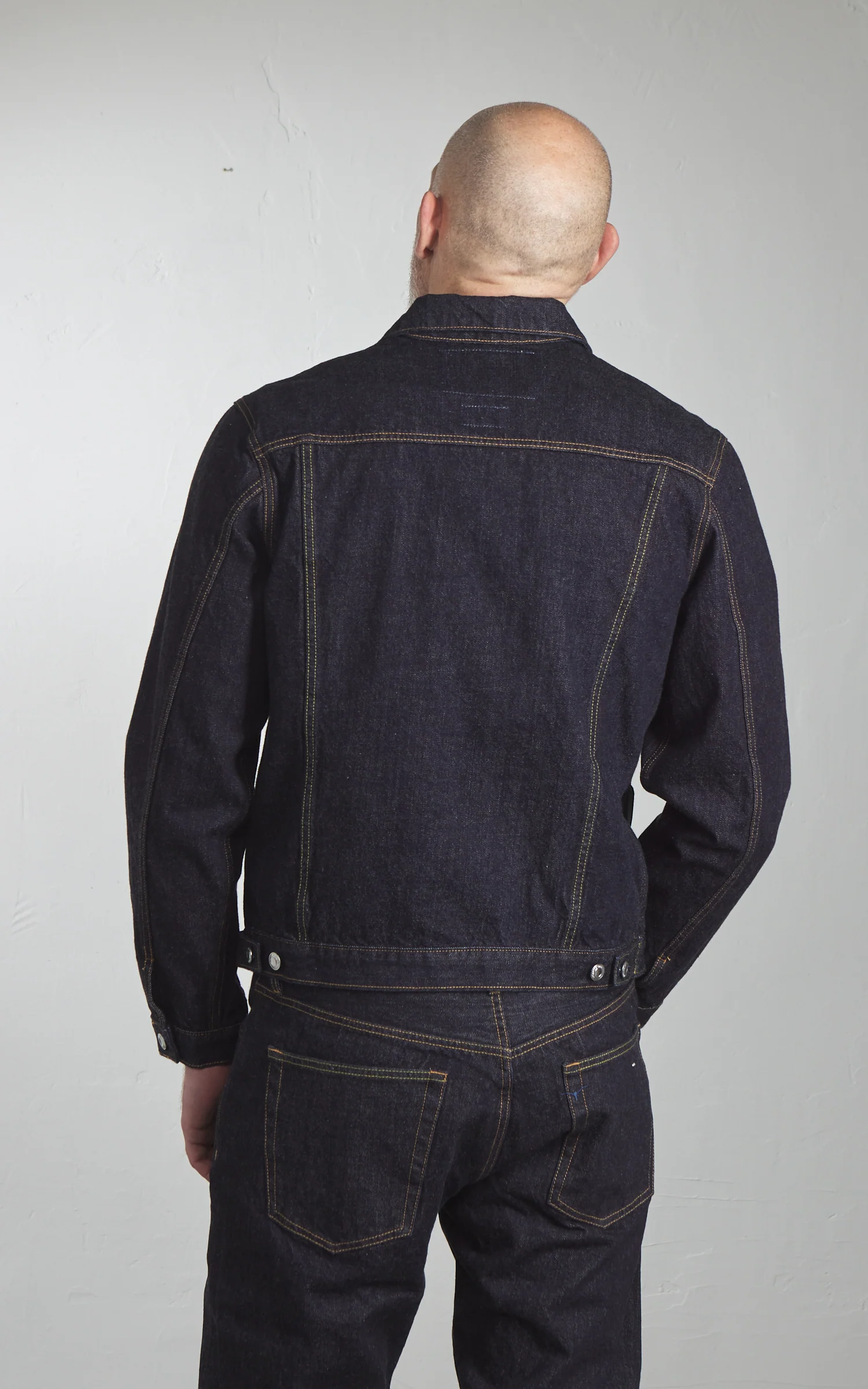 Benzak BDJ-05 Trucker Jacket Forties Era Selvedge Indigo 14oz - Image 7