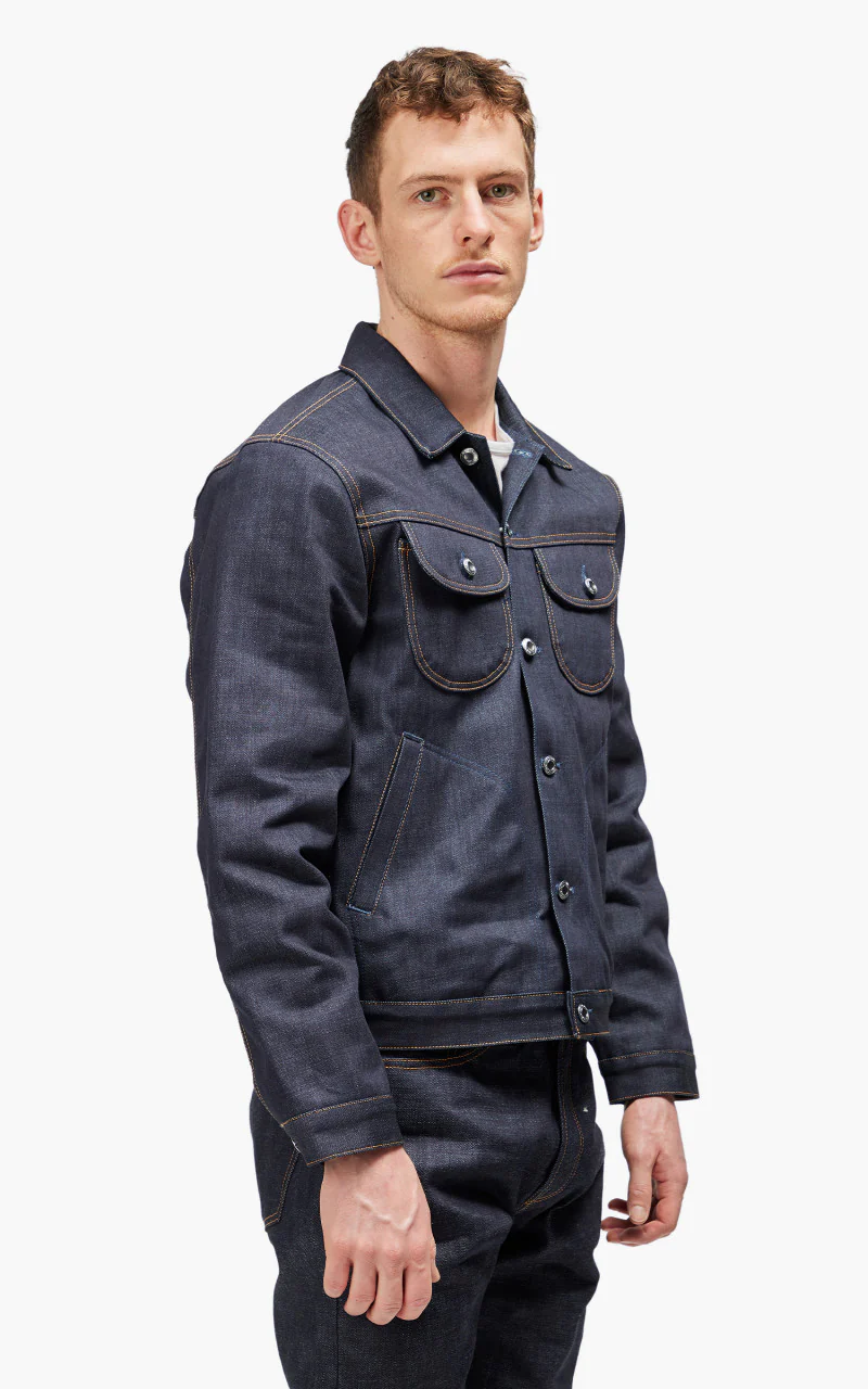 Benzak BDJ-06 Lined Rider Jacket RCI Selvedge 15.5oz - Image 3