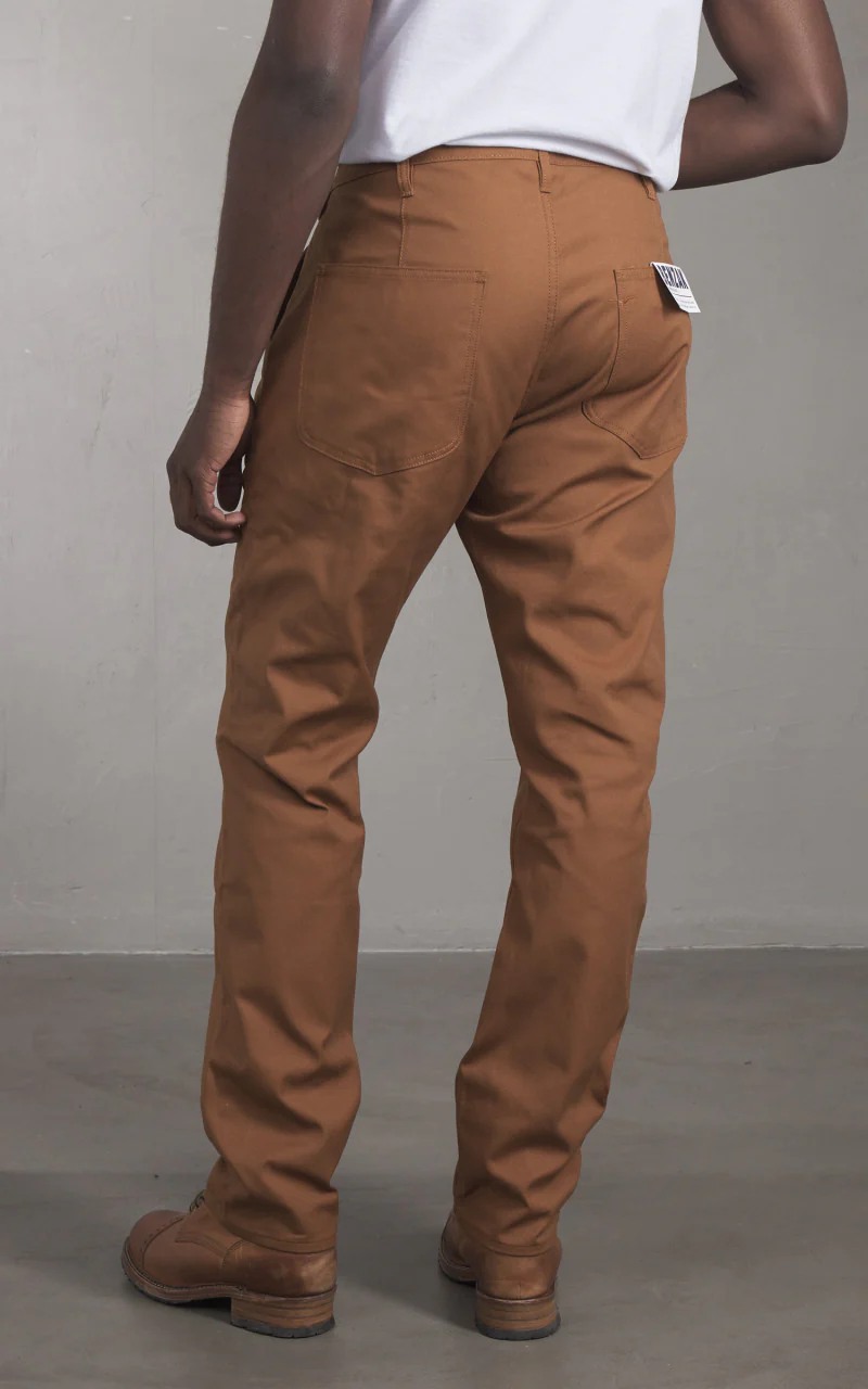 Benzak BP-06 Scout Pants Duck Canvas Selvedge Brown - Image 10