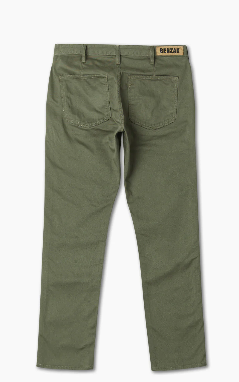 Benzak BP-06 Scout Pants Sateen Military Olive Green - Image 3