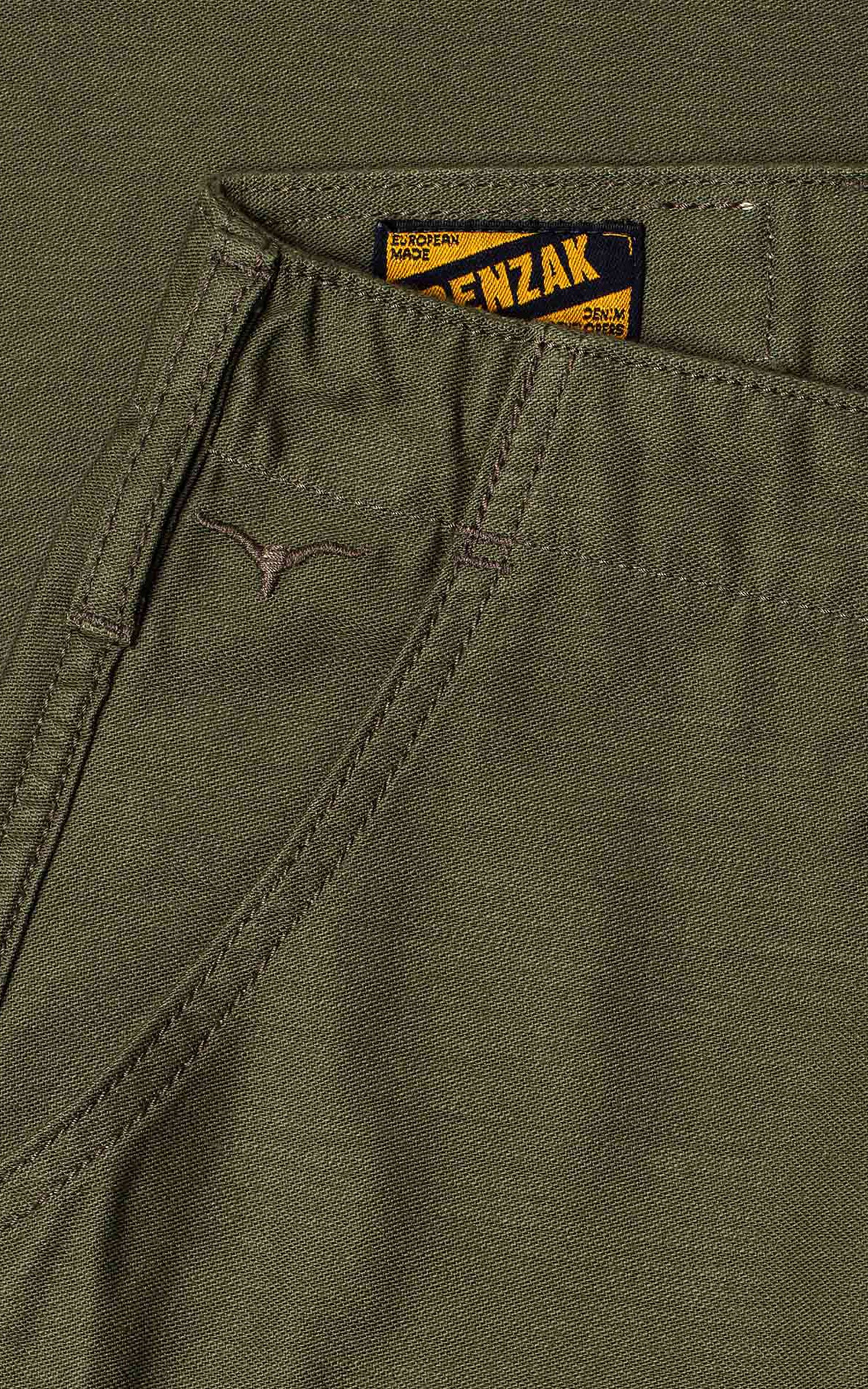 Benzak BP-07 Loose Fatigue Pants Military Twill Olive Drab - Image 13
