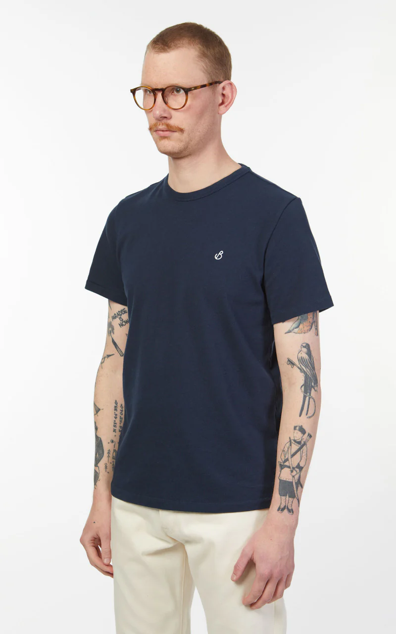 Benzak BT-07 "B" Embroidery Tee Navy - Image 4