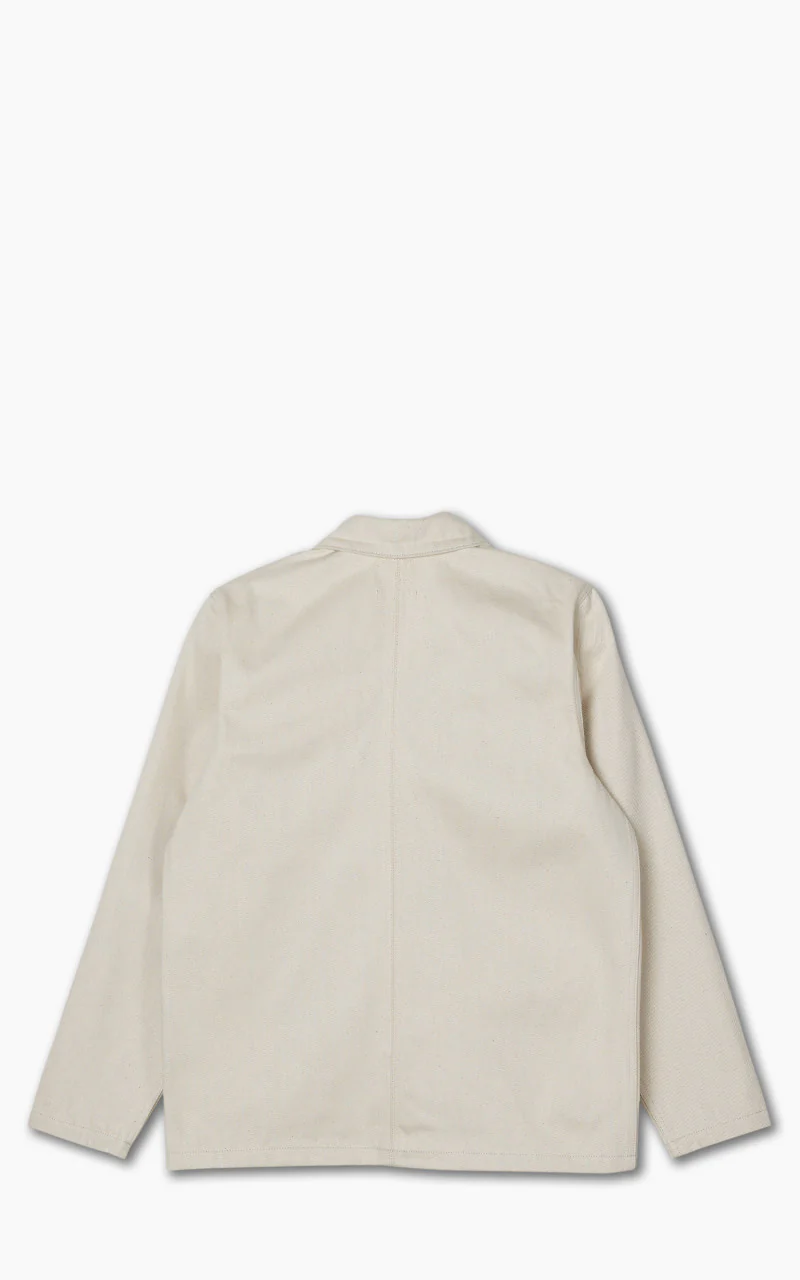 Benzak BWJ-01 Worker Jacket "Paint Roller" Selvedge Ecru 14oz - Image 3