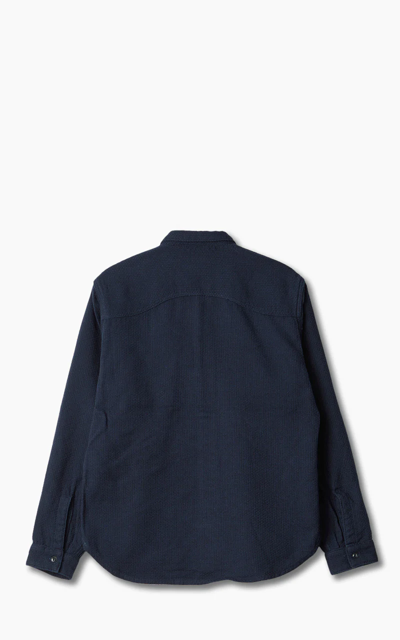 Benzak BWS-02 Utility Shirt Sashiko Double Gauze 8.5oz - Image 3