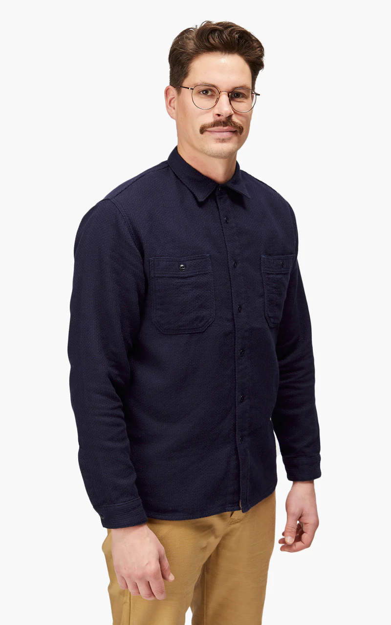 Benzak BWS-02 Utility Shirt Sashiko Double Gauze 8.5oz - Image 5