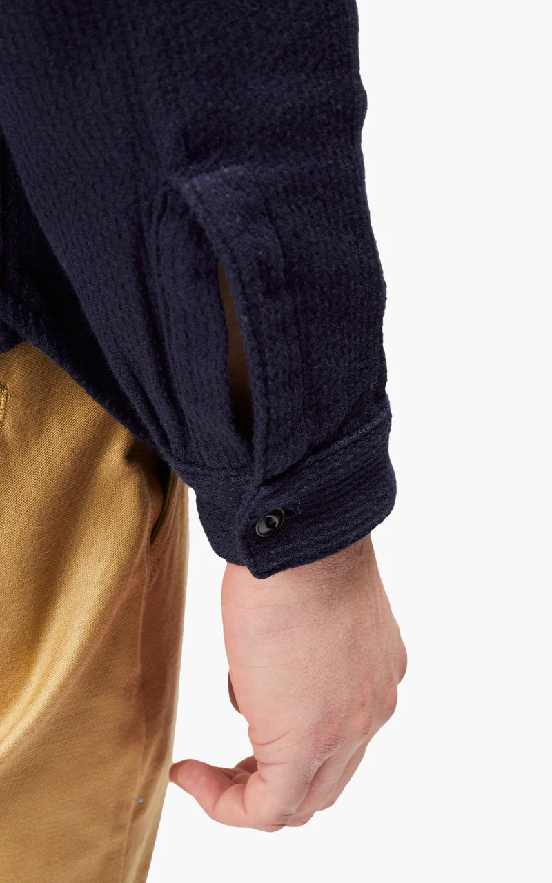 Benzak BWS-02 Utility Shirt Sashiko Double Gauze 8.5oz - Image 7