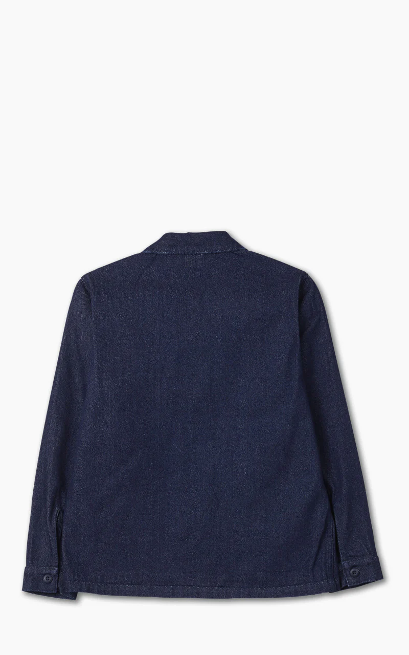 Benzak BWS-03 Military Overshirt Brushed Denim 13.75oz - Image 3