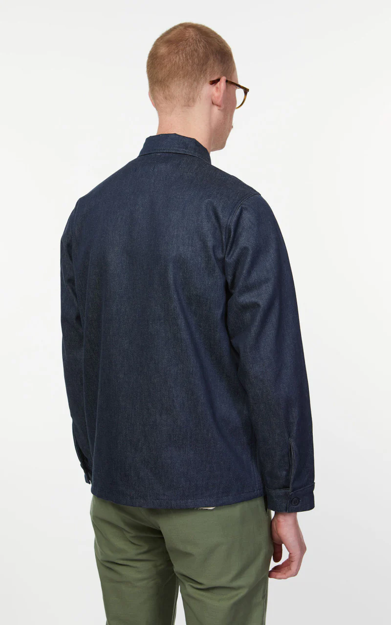 Benzak BWS-03 Military Overshirt Military Selvedge Denim 11oz - Image 6