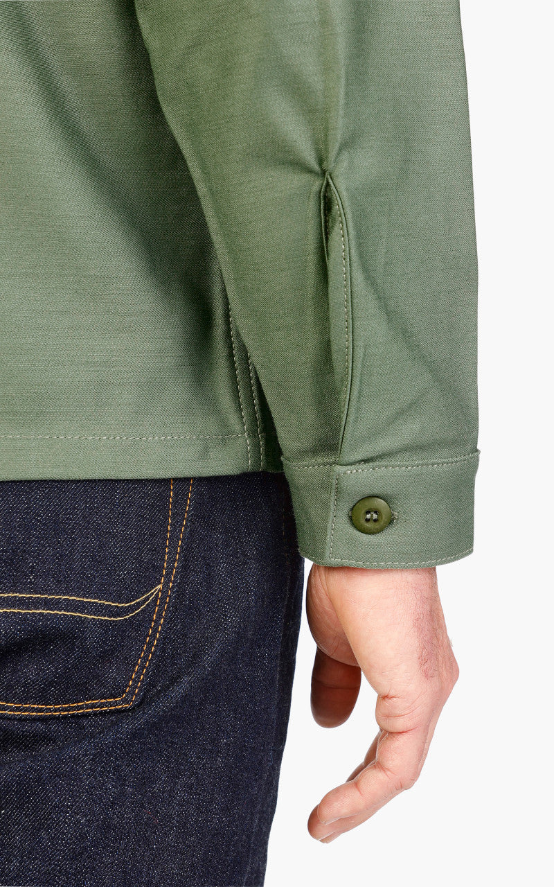 Benzak BWS-03 Military Overshirt Military Twill Army Green - Image 8