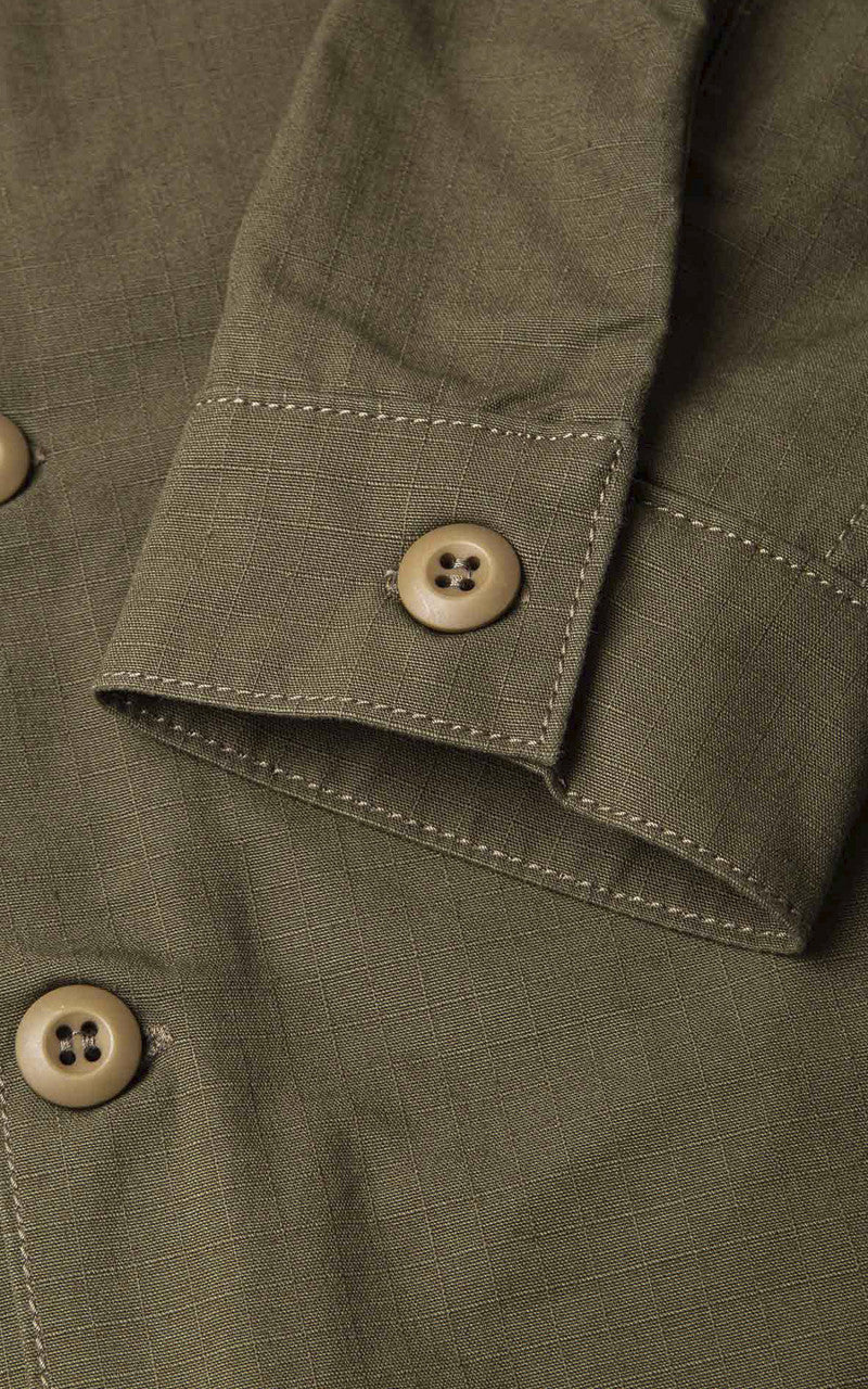 Benzak BWS-03 Military Overshirt Ripstop Olive Drab - Image 13