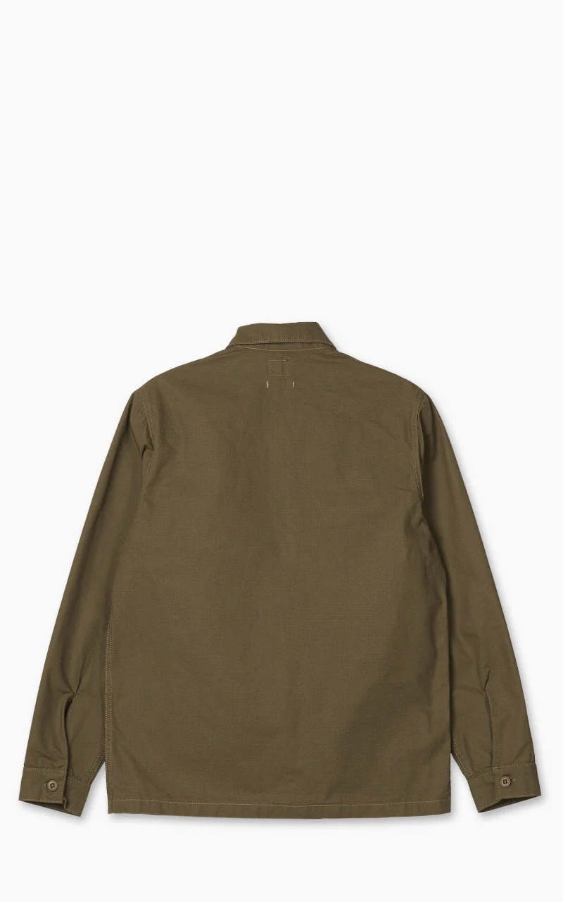 Benzak BWS-03 Military Overshirt Ripstop Olive Drab - Image 14