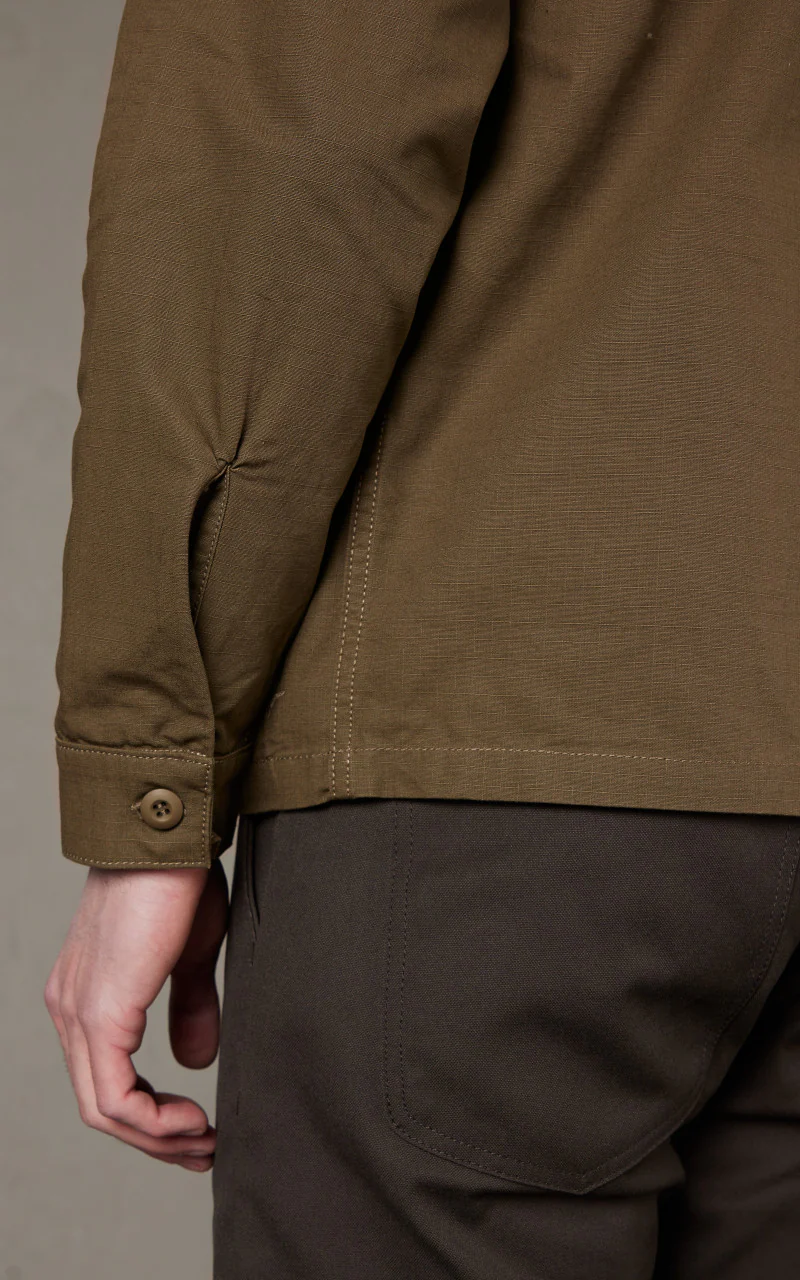 Benzak BWS-03 Military Overshirt Ripstop Olive Drab - Image 6