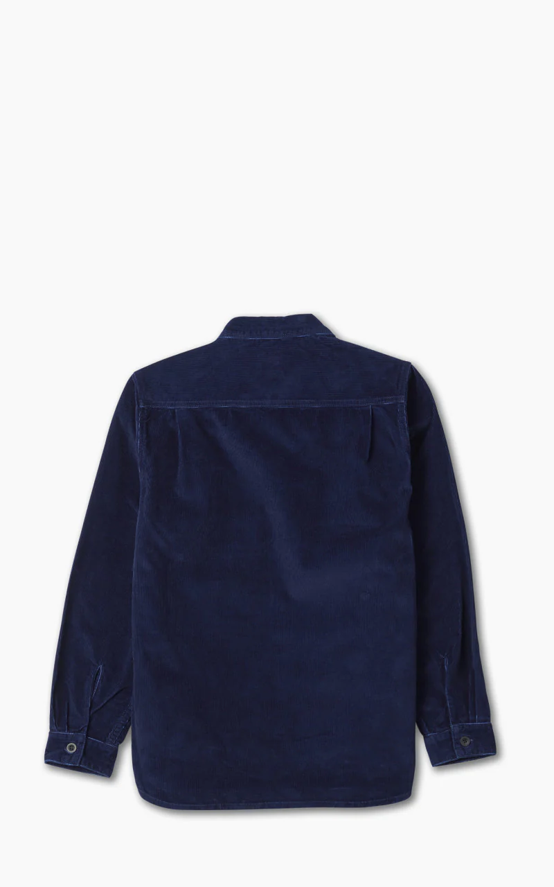 Benzak BWS-04 Scout Overshirt Indigo Corduroy 10oz - Image 3