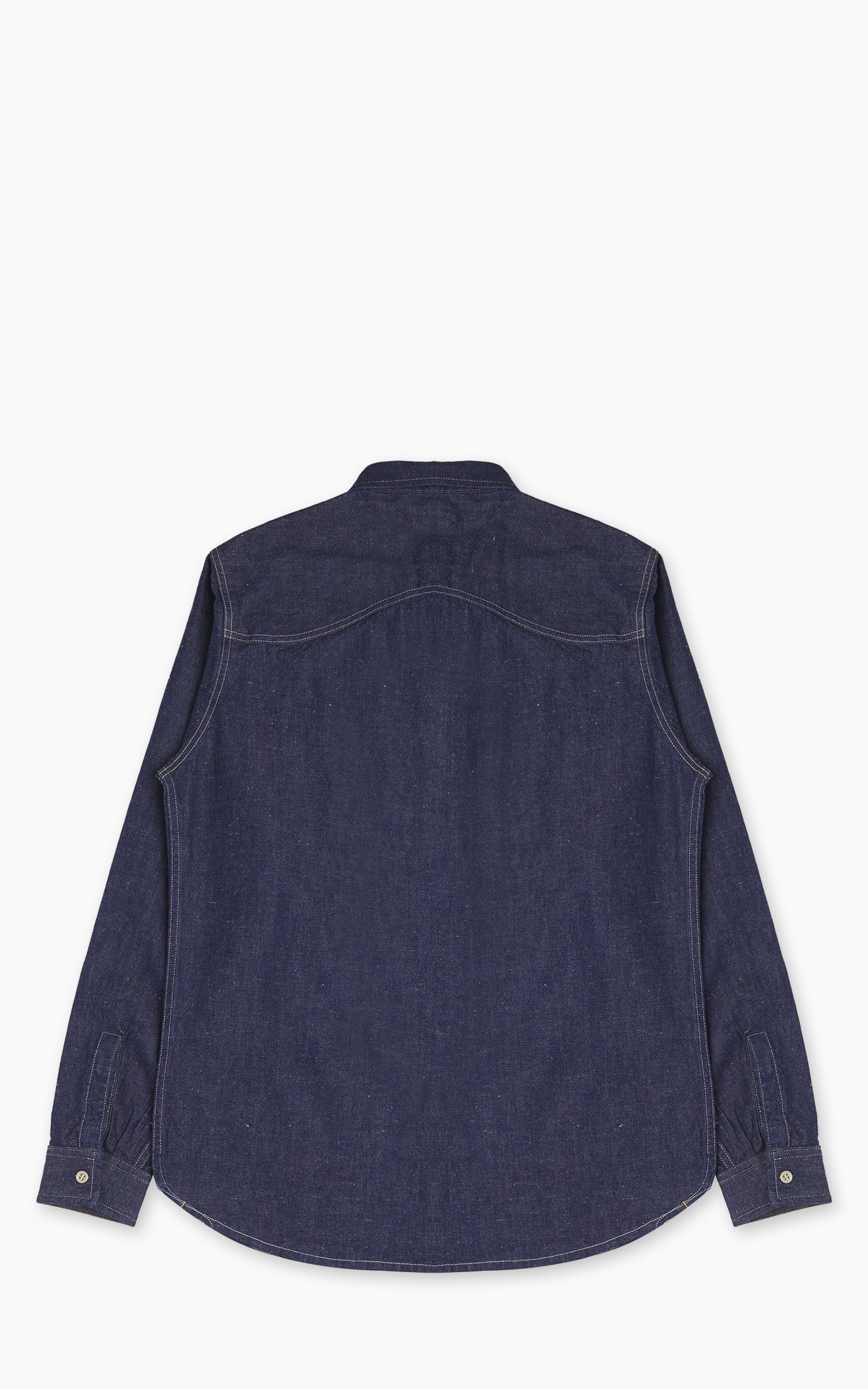 Benzak BWS-06 Worker Shirt Union Denim Indigo 9.5oz - Image 11