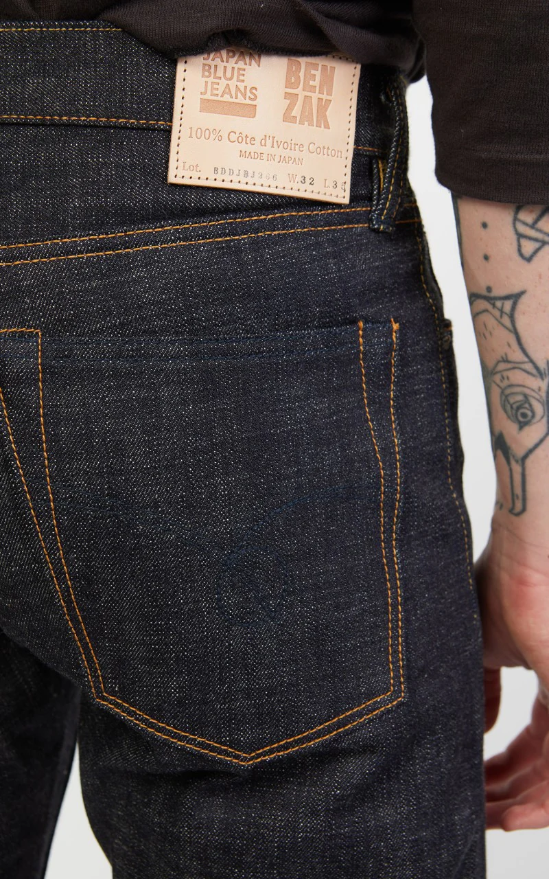 Benzak x Japan Blue JBJxBDD-J266B Regular Cote d'Ivoire Cotton Monster Selvedge 16.5oz - Image 9