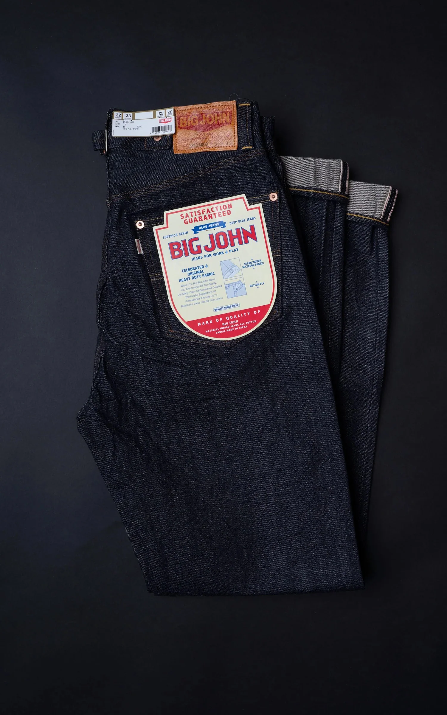 Big John Buckaroo Relaxed Jeans Selvedge Indigo - Image 15
