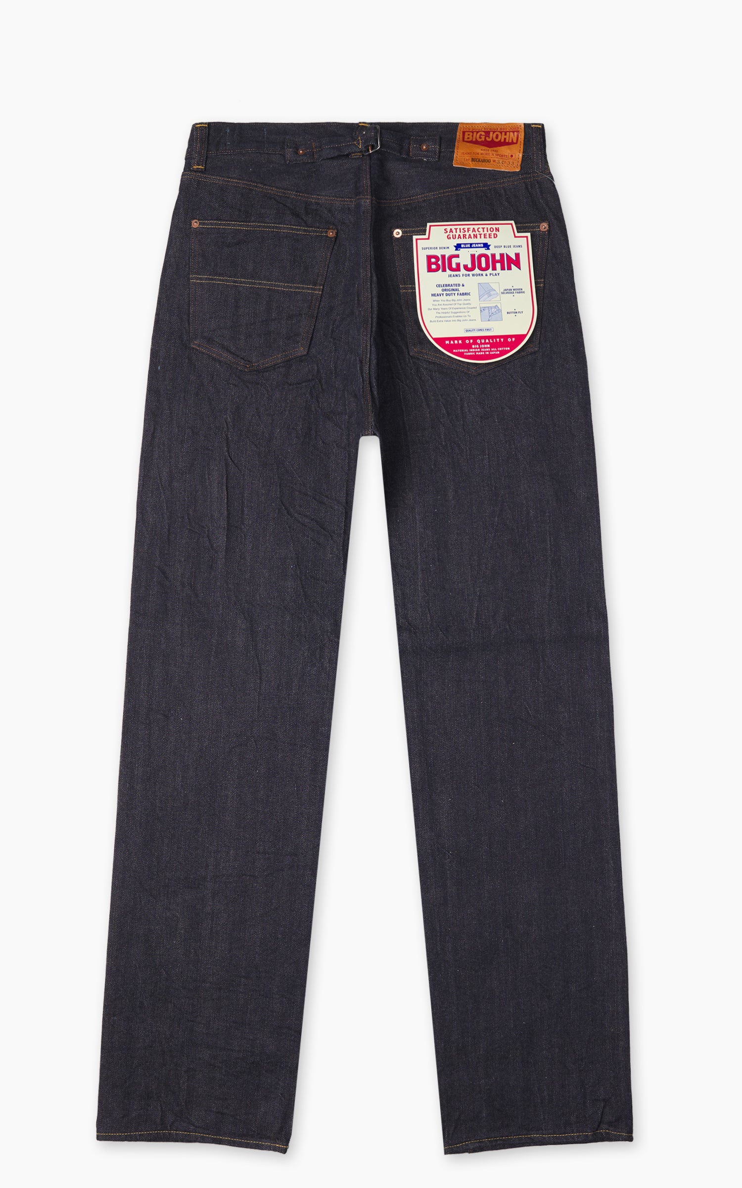 Big John Buckaroo Relaxed Jeans Selvedge Indigo - Image 3