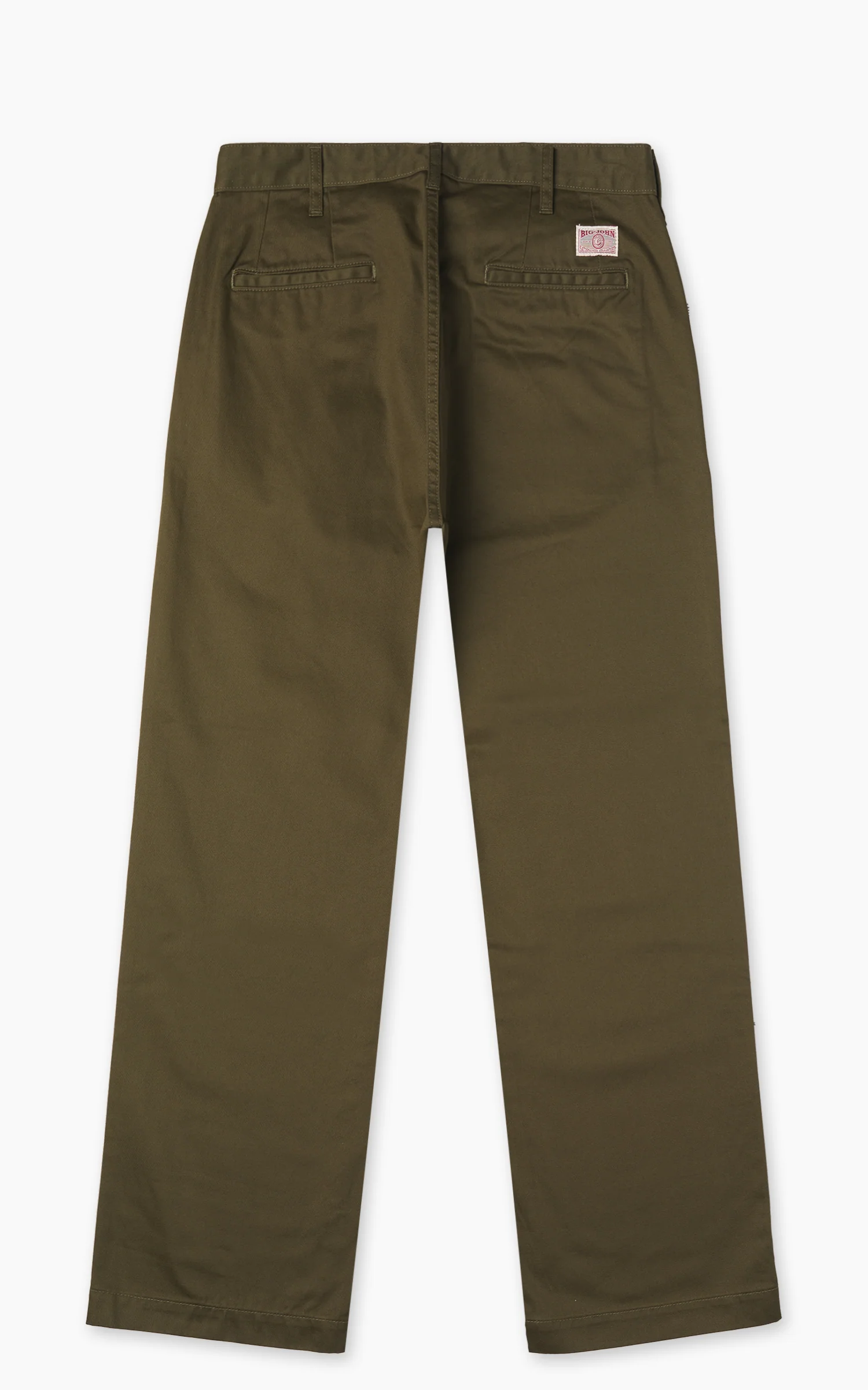 Big John Classic Chino Pants Army Green - Image 3