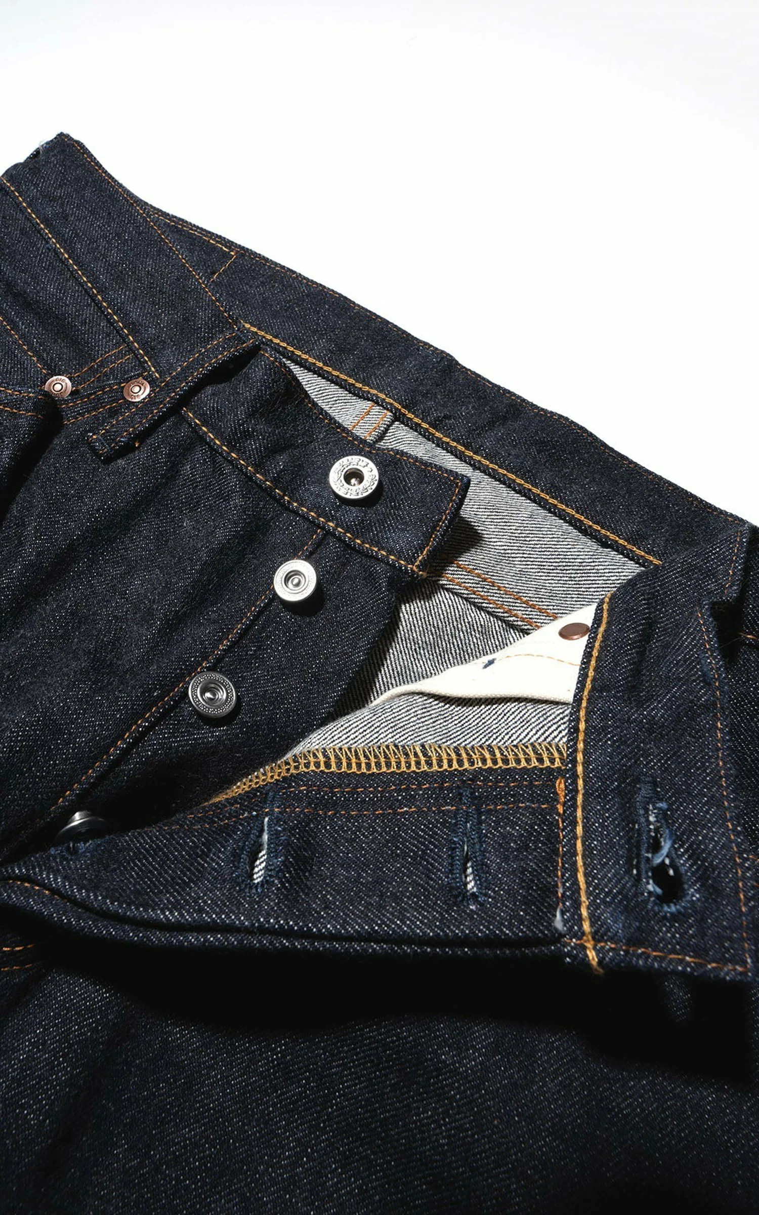 Big John Heavy Gauge Straight Jeans Selvedge Indigo 17oz - Image 3