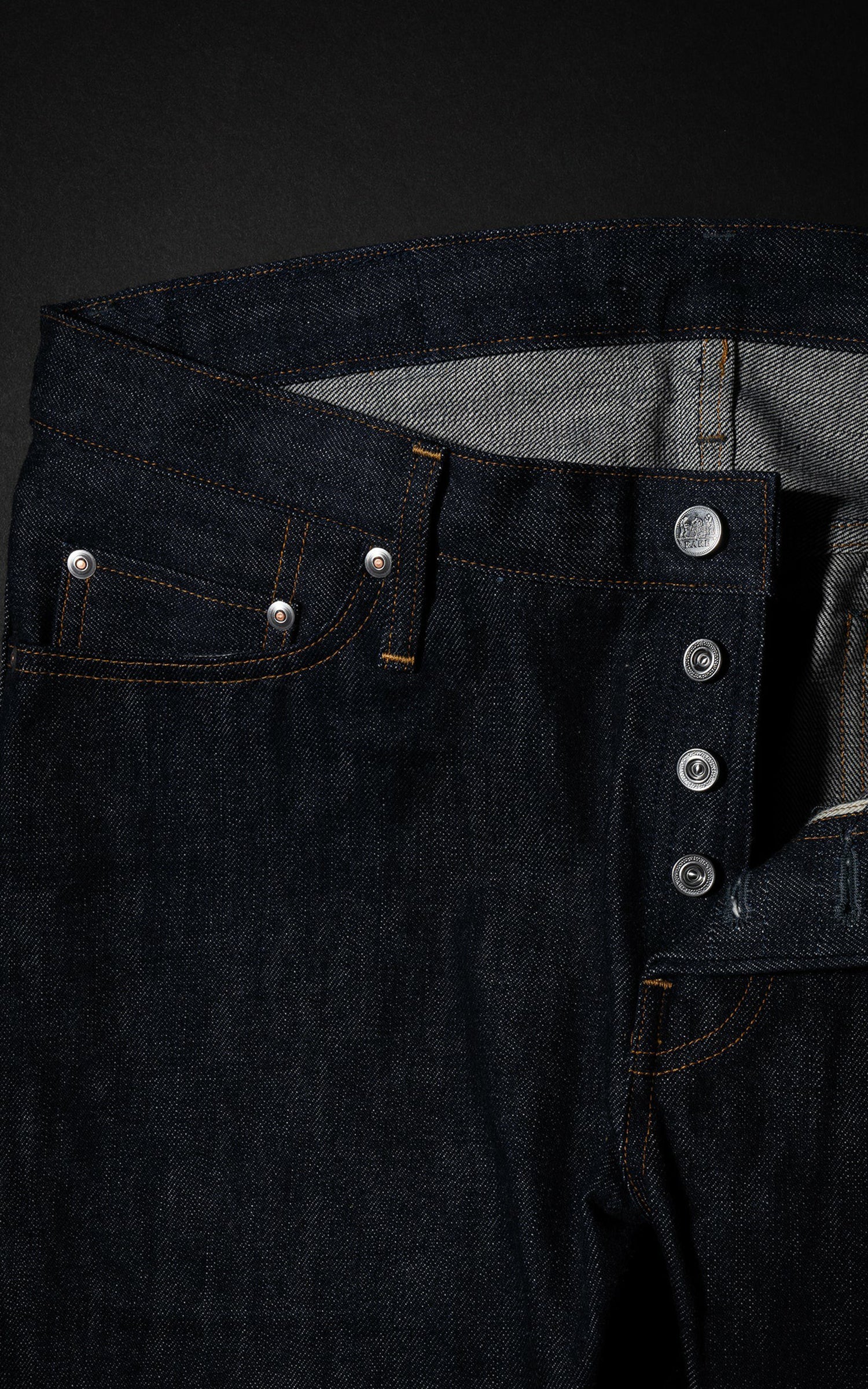 Big John Rare Straight Jeans Selvedge Indigo 15.5oz - Image 10