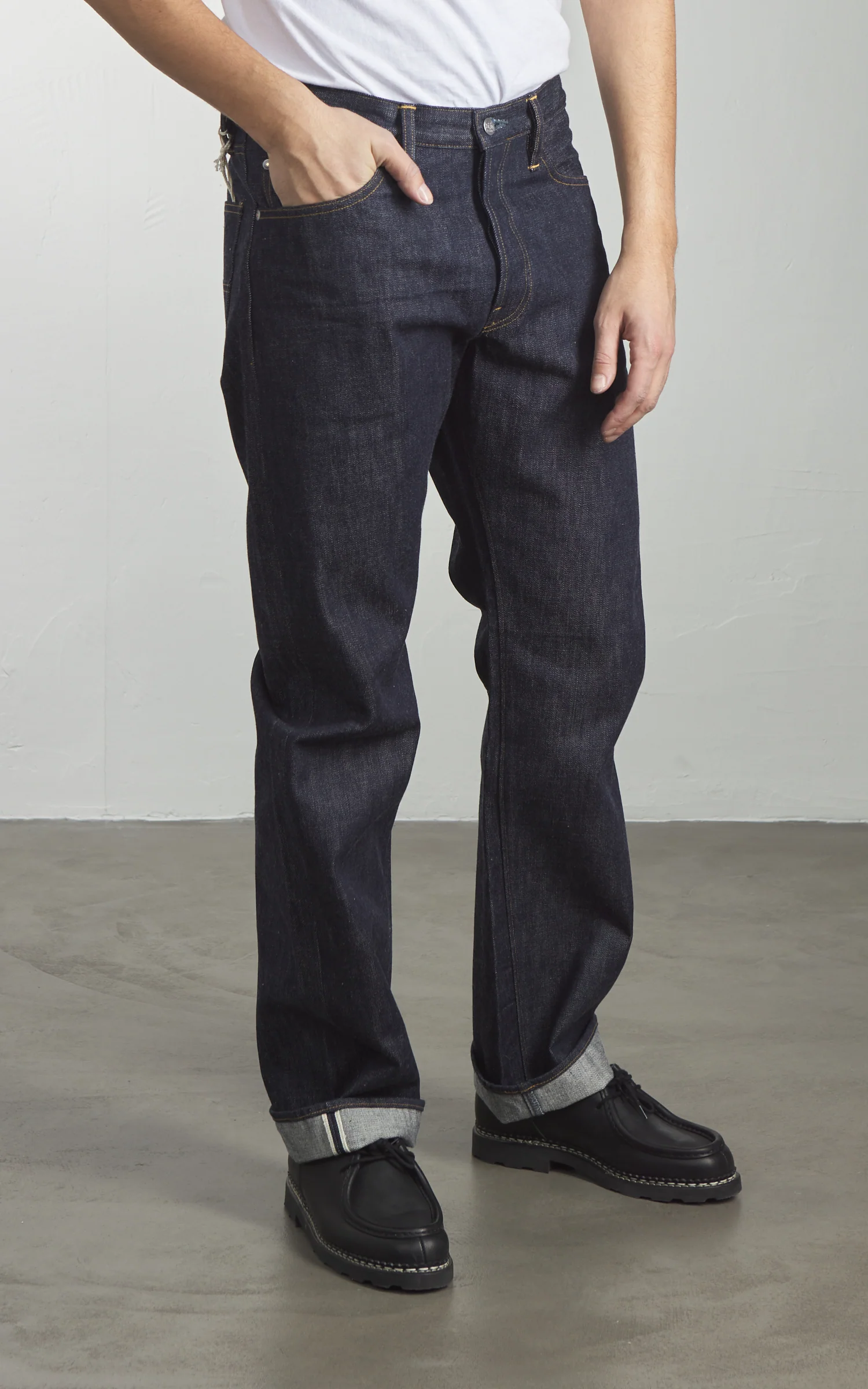 Big John Rare Straight Jeans Selvedge Indigo 15.5oz - Image 4