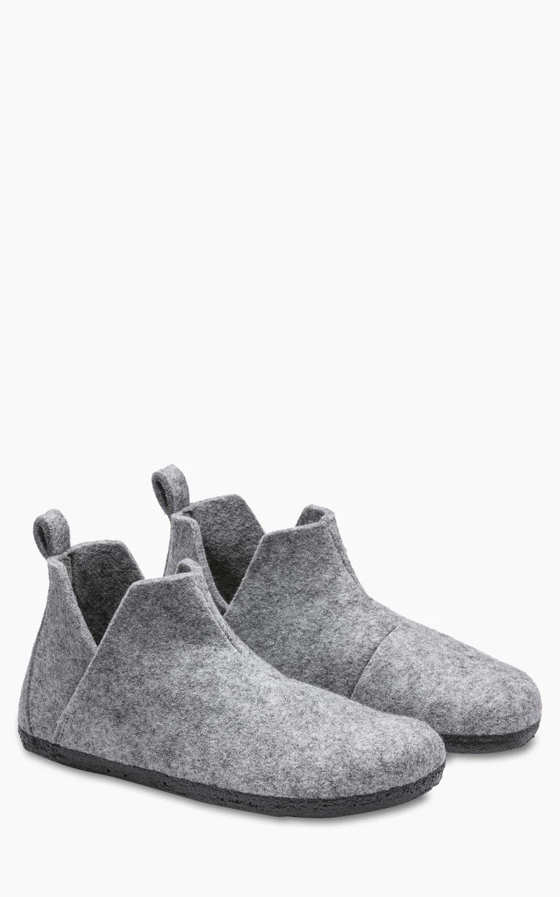Birkenstock Andermatt Wool Felt Light Gray - Image 3