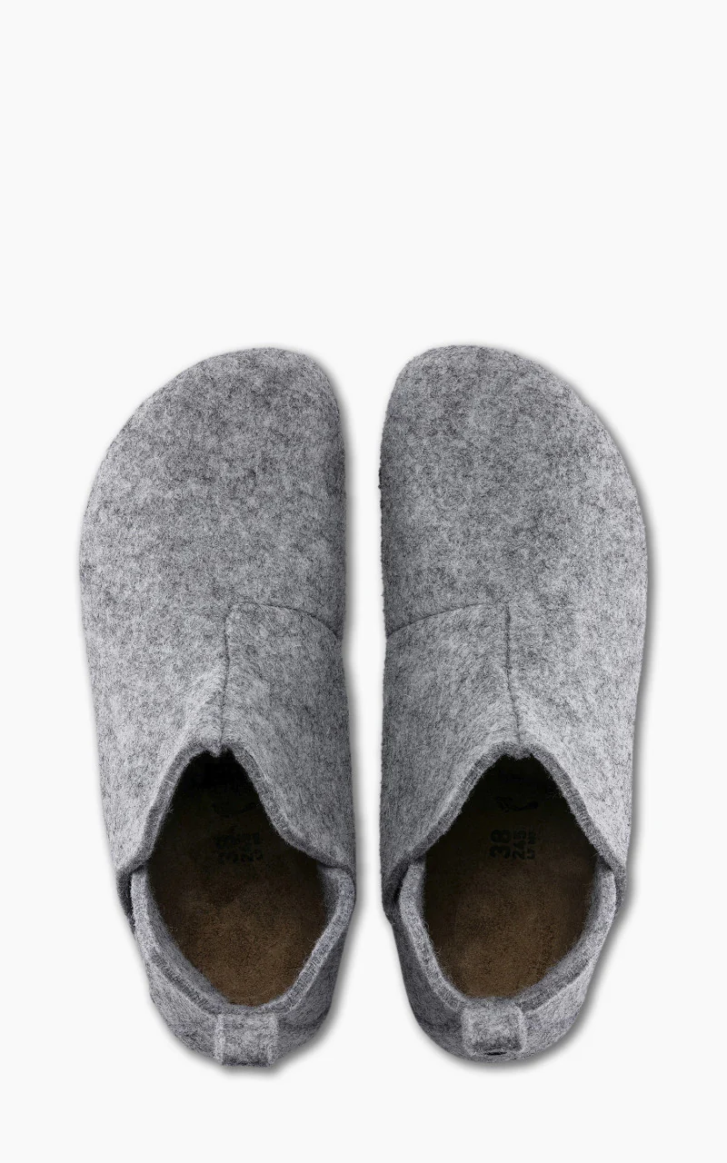 Birkenstock Andermatt Wool Felt Light Gray - Image 5