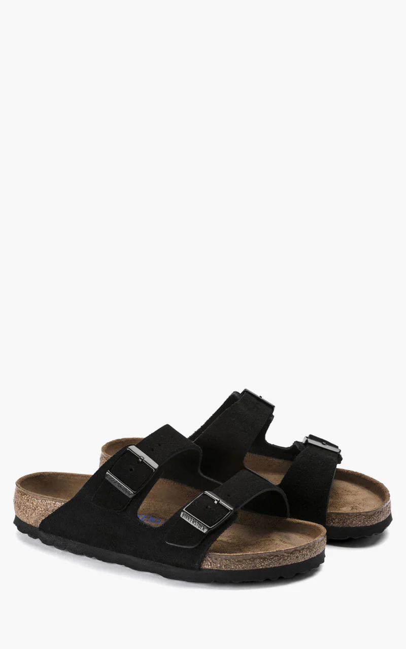 Birkenstock Arizona Soft Footbed Suede Black - Image 2