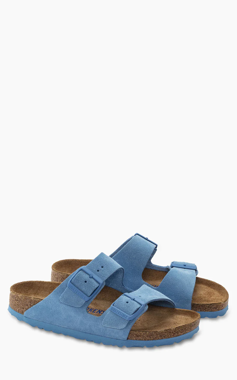Birkenstock Arizona Soft Footbed Suede Sky Blue - Image 2