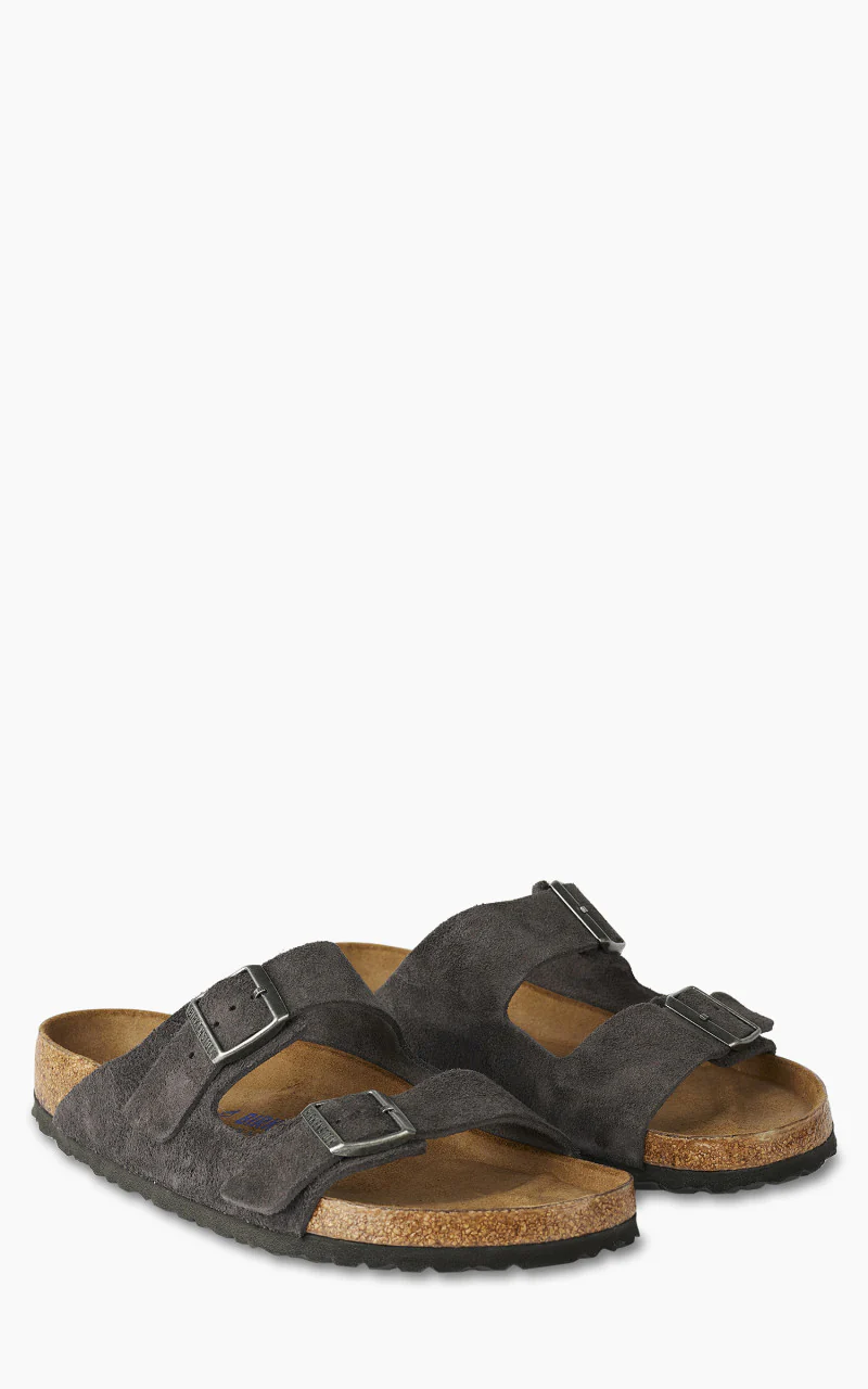 Birkenstock Arizona Suede Leather Velvet Grey - Image 3
