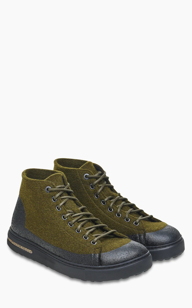 Birkenstock Bend Mid Dip Natural Leather/Felt Tropic Green - Image 2