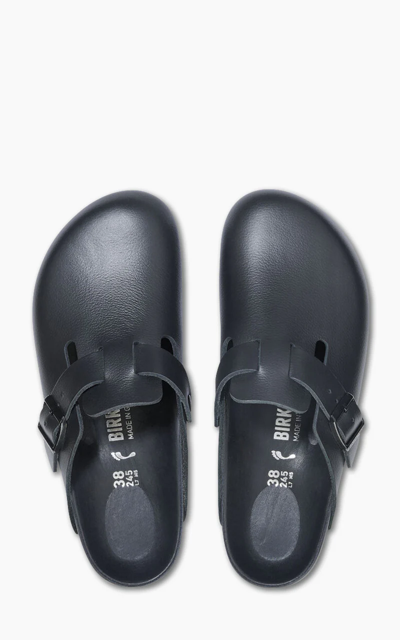Birkenstock Boston Exquisite Natural Leather Black - Image 2
