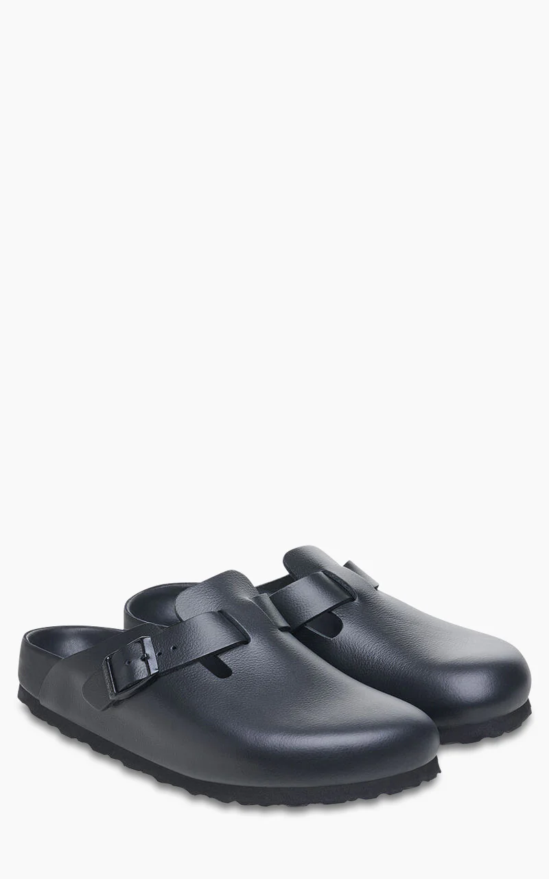 Birkenstock Boston Exquisite Natural Leather Black - Image 4