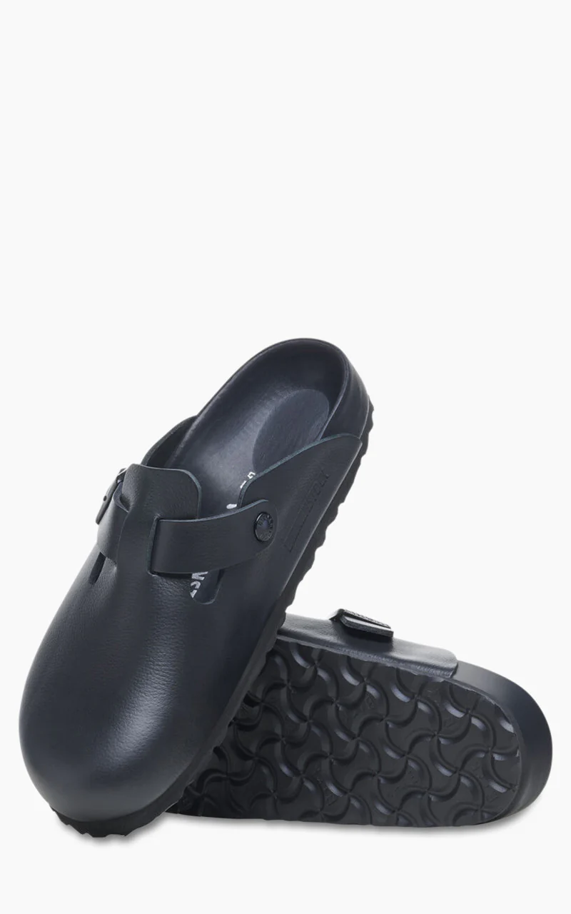 Birkenstock Boston Exquisite Natural Leather Black - Image 5