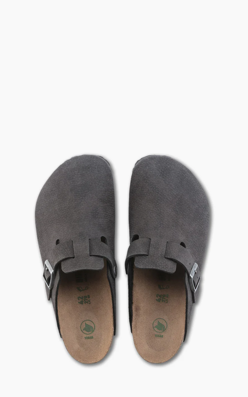 Birkenstock Boston Microfibre Desert Dust Black - Image 6