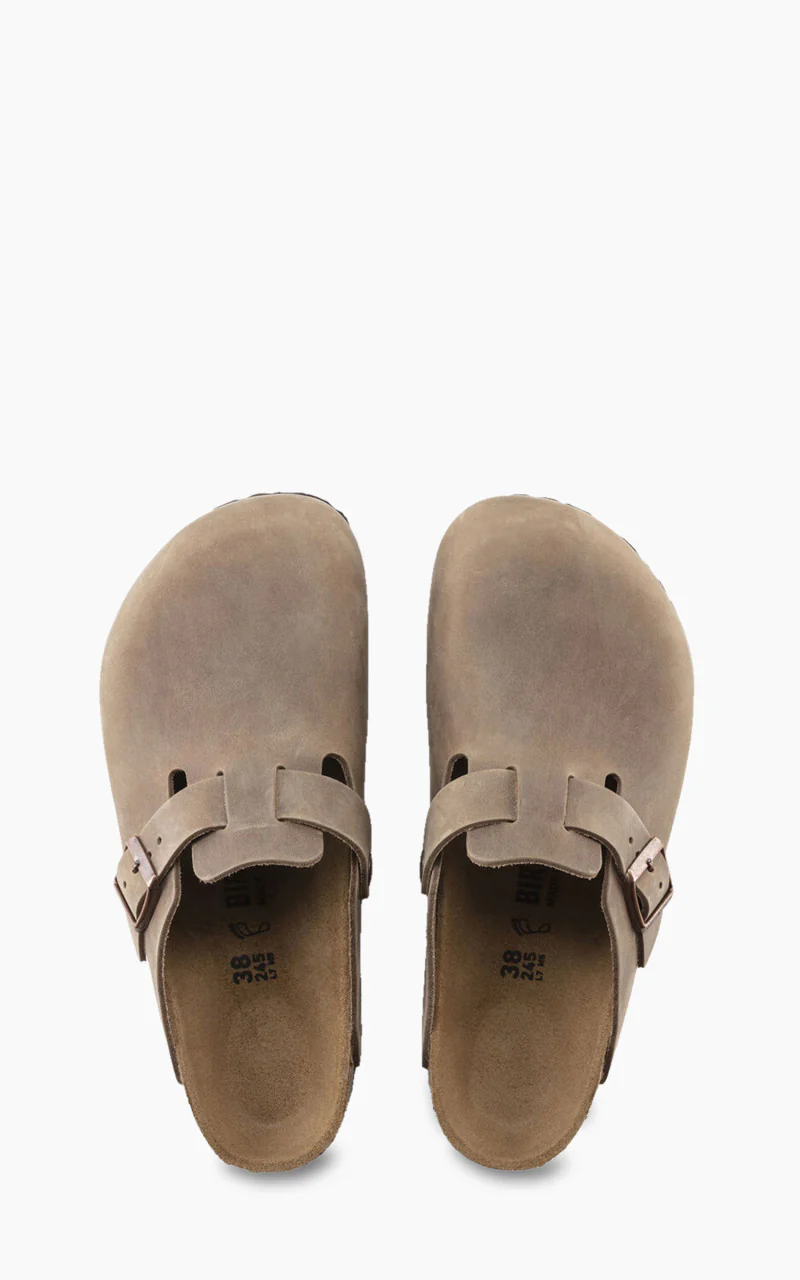 Birkenstock Boston Oiled Nubuck Leather Tabacco Brown - Image 2