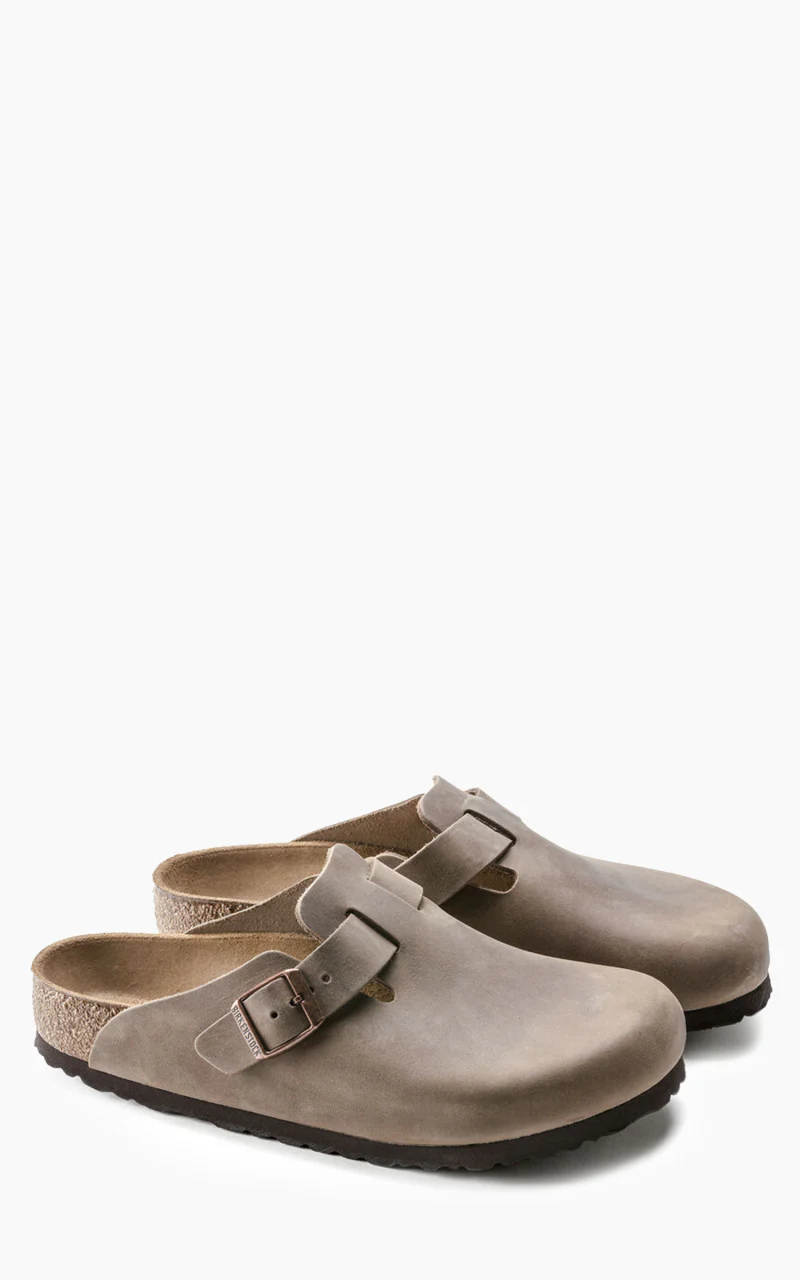 Birkenstock Boston Oiled Nubuck Leather Tabacco Brown - Image 4