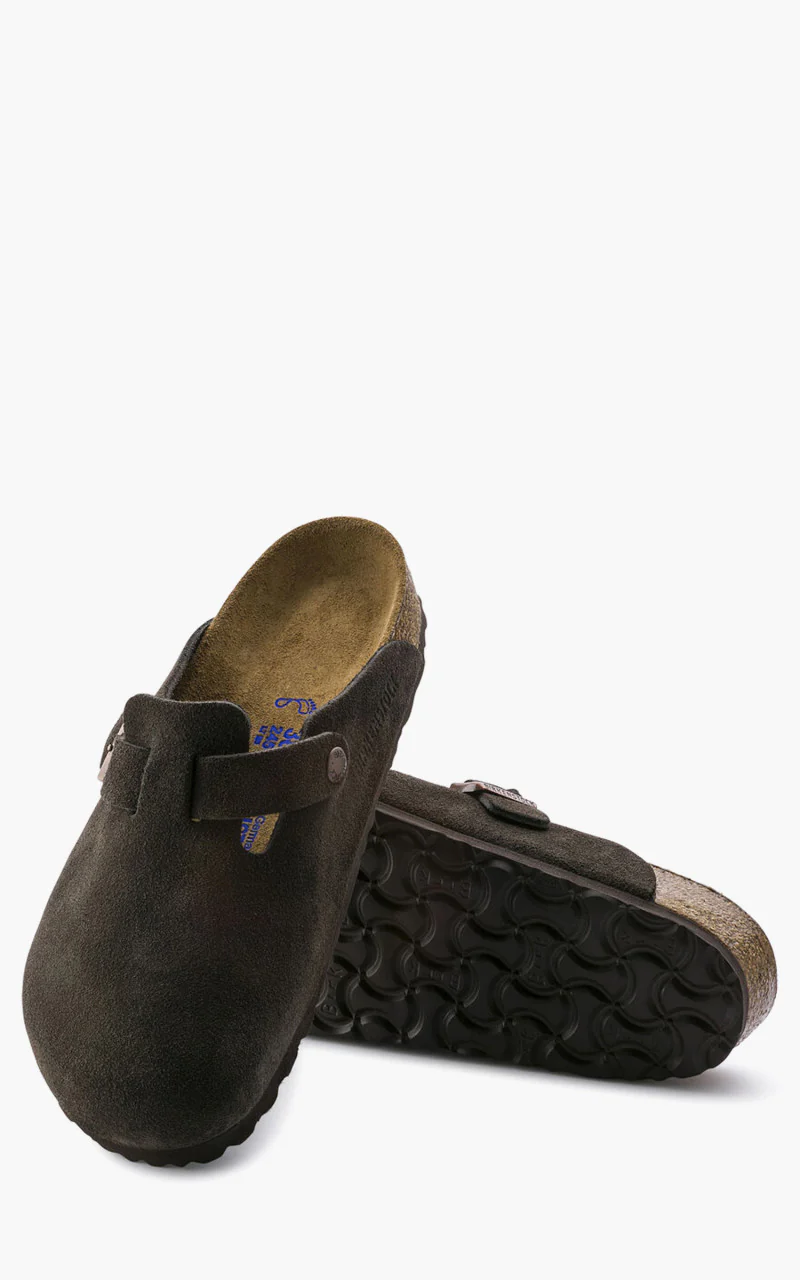 Birkenstock Boston Soft Footbed Suede Black - Image 4