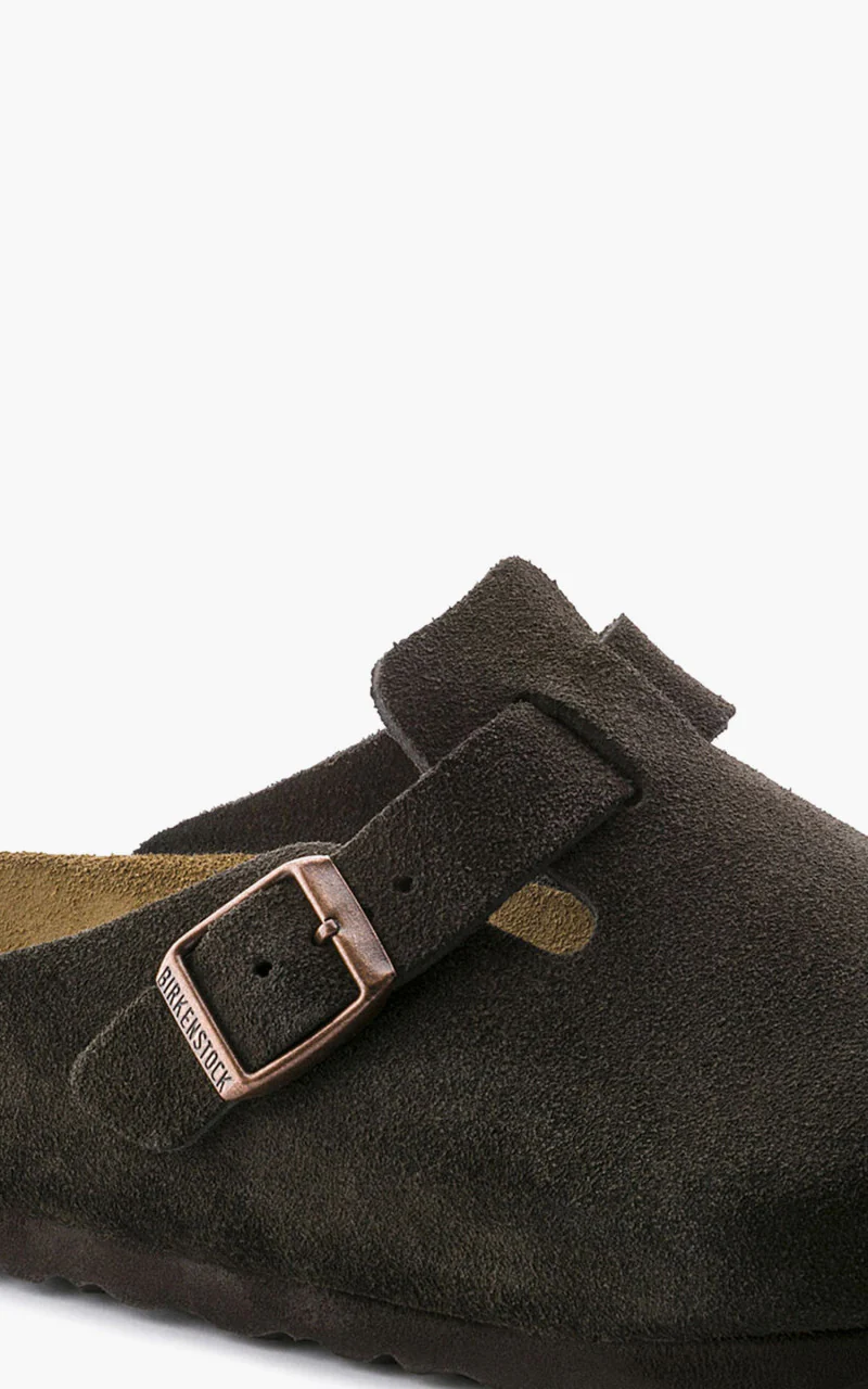 Birkenstock Boston Soft Footbed Suede Black - Image 6