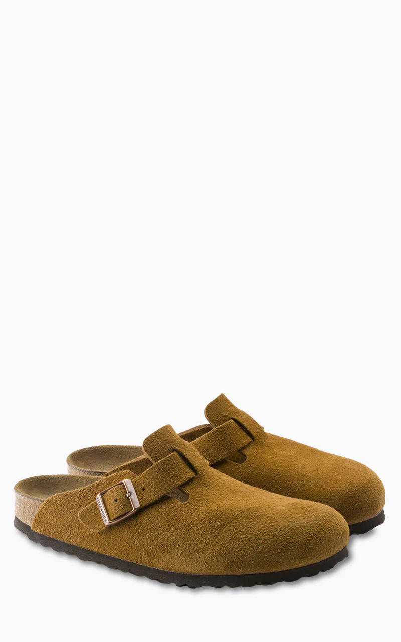Birkenstock Boston Soft Footbed Suede Mink - Image 4